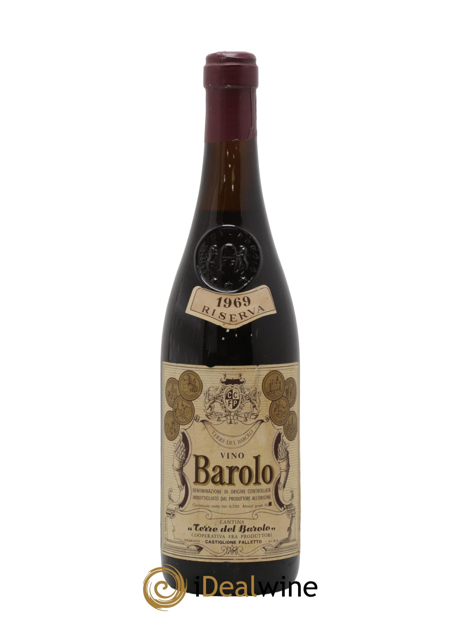 Barolo Riserva Terre del Barolo 1969 - Lot of 1 bottle - 0