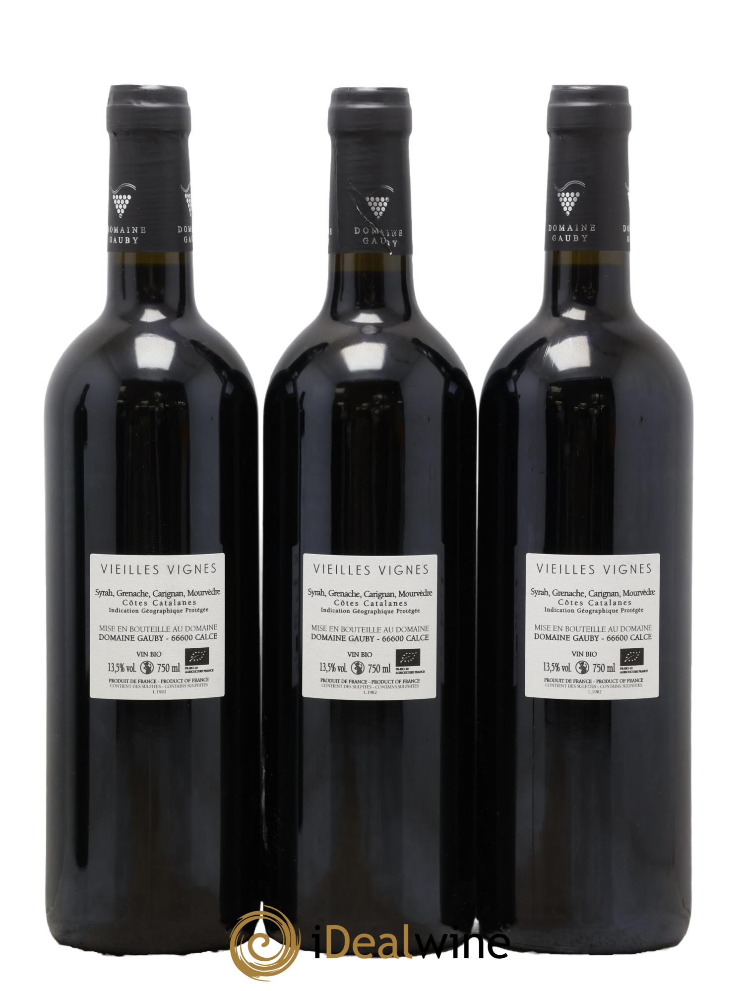 Côtes Catalanes Vieilles Vignes Gauby (Domaine) 2019 - Lot de 3 bouteilles - 1