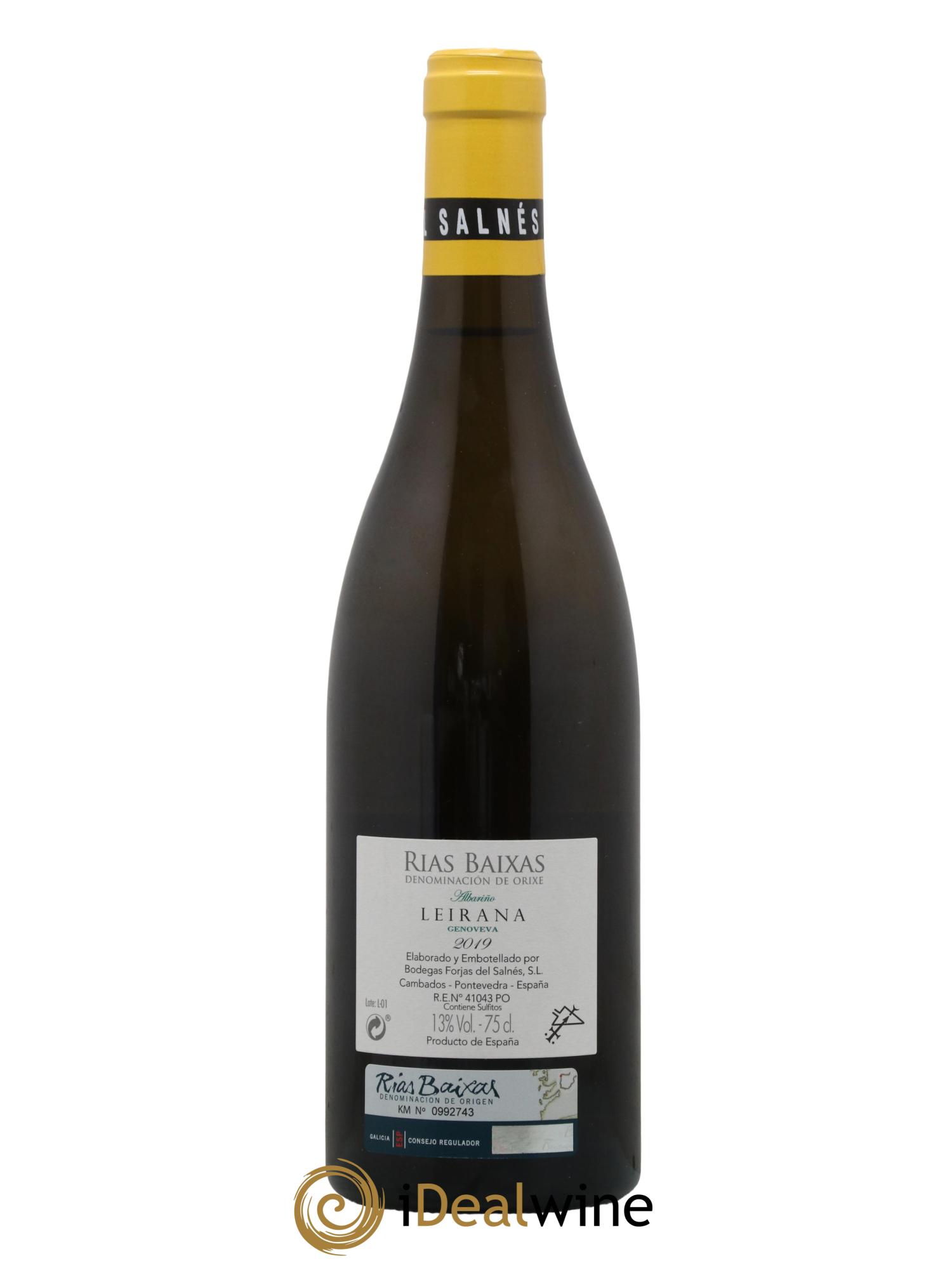 Rias Baixas Albarino Leirana Genoveva Forjas Del Salnes 2019 - Posten von 1 Flasche - 1