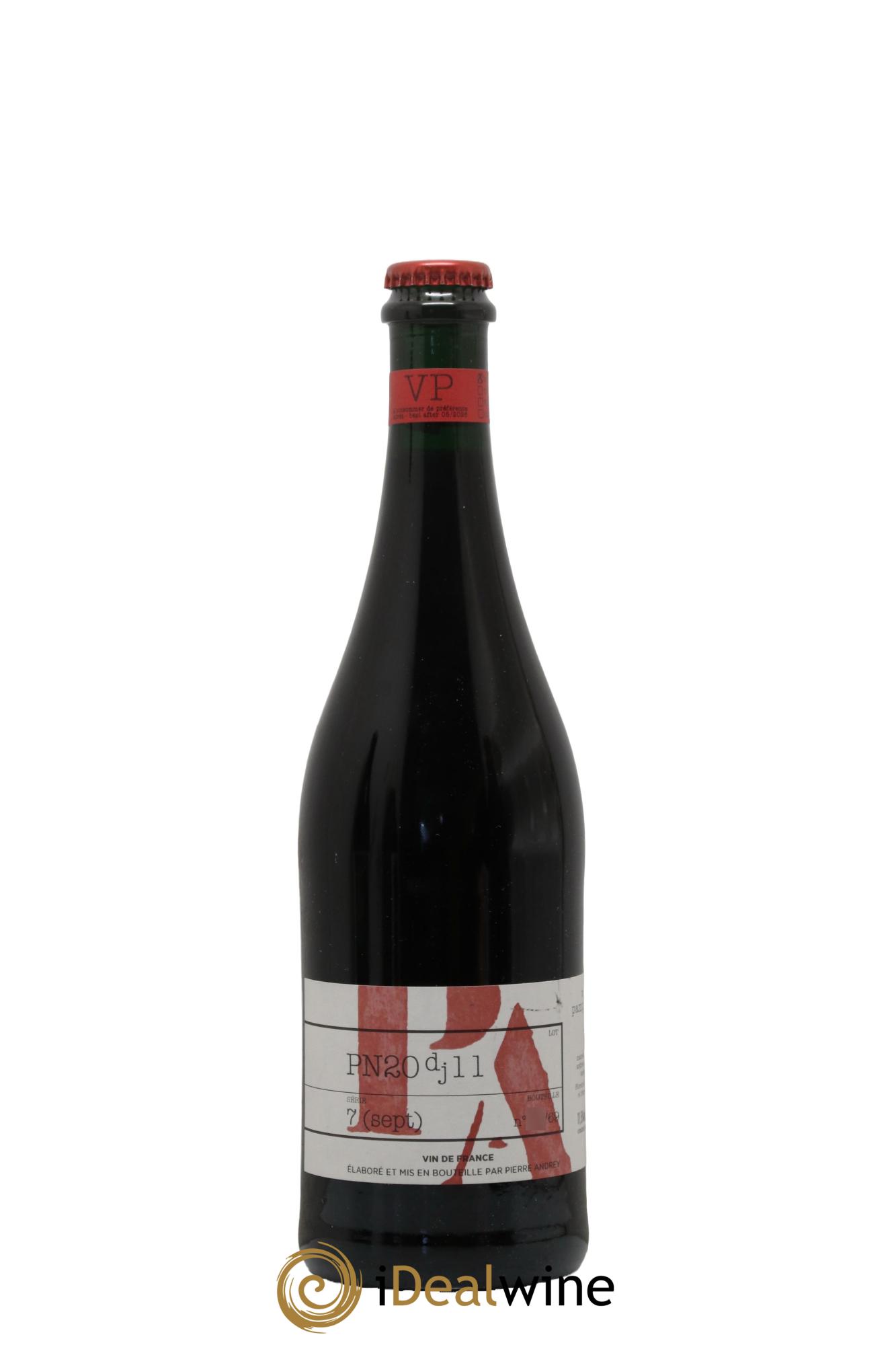 Vin de France Verba Pampinea Pinot Noir Florence Bouleaux et Pierre Andrey DJ11 2020 - Lot de 1 bouteille - 0