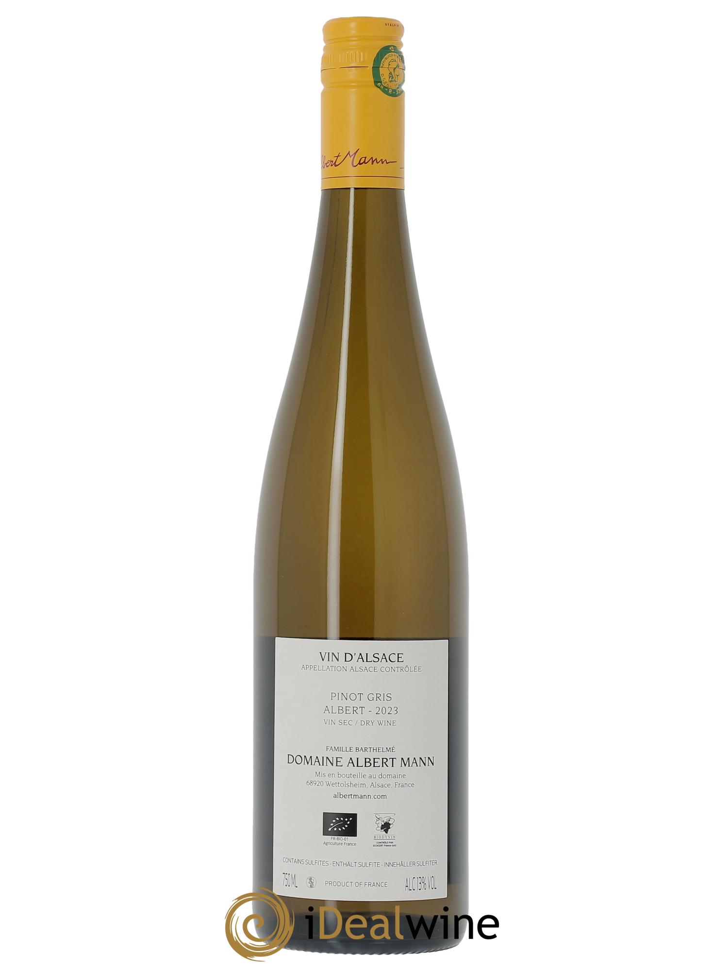 Alsace Pinot Gris Cuvée Albert Albert Mann  2023 - Lotto di 1 bottiglia - 1