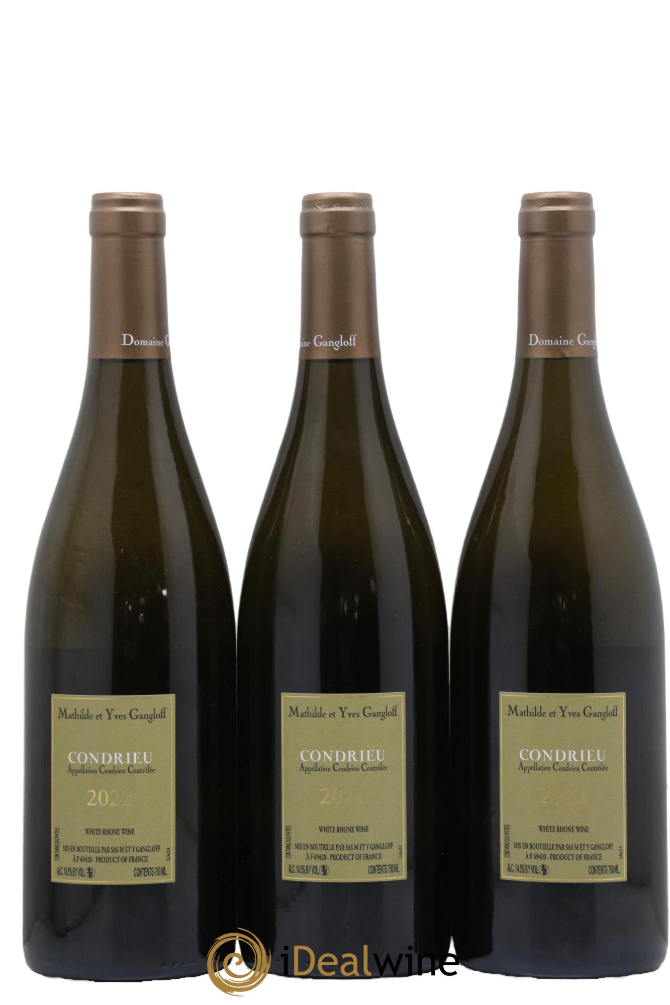 Condrieu Domaine Gangloff (Domaine) 2022 - Posten von 3 Flaschen - 1