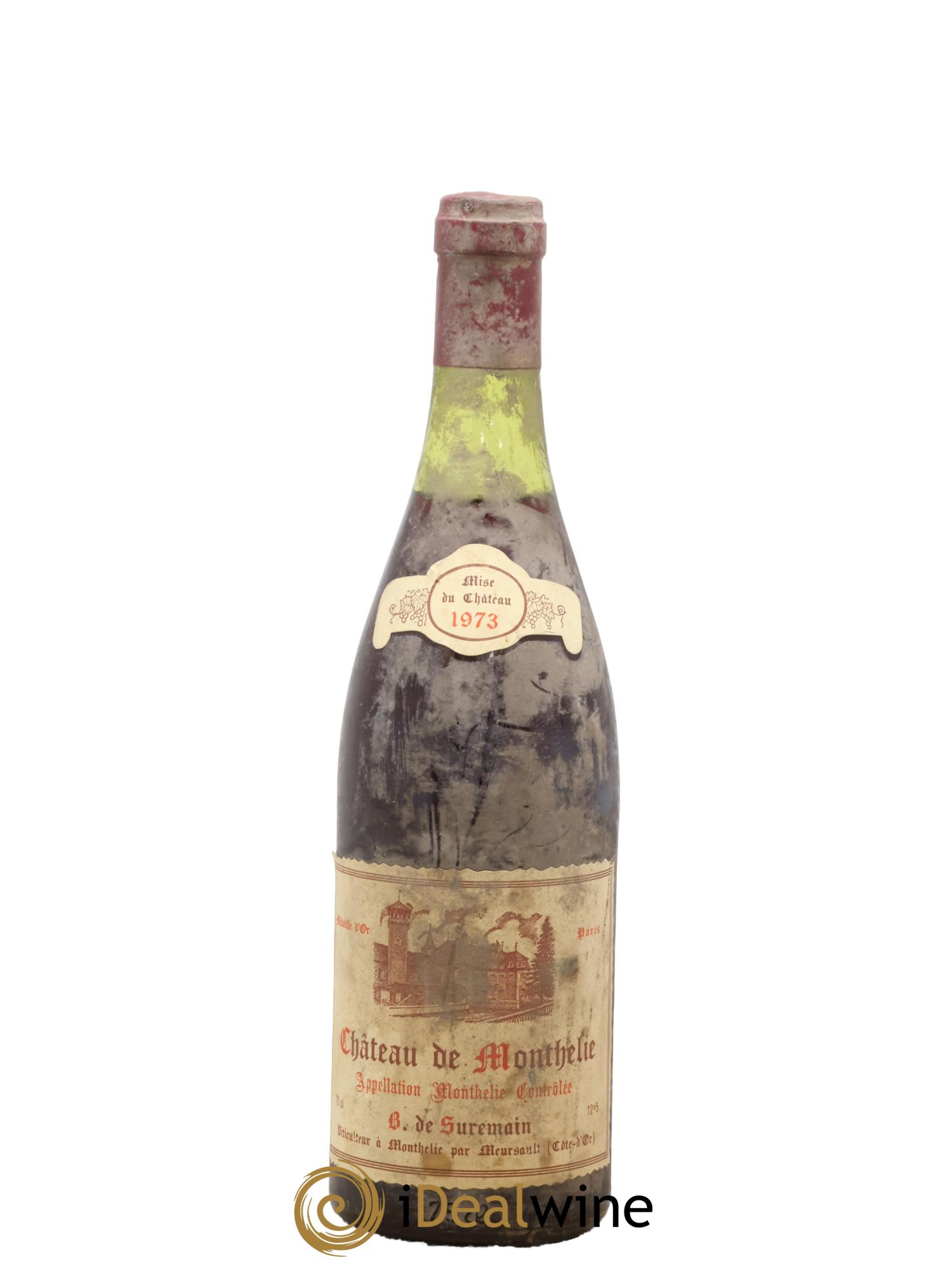 Monthélie Château De Monthélie Suremain 1973 - Lot de 1 bouteille - 0