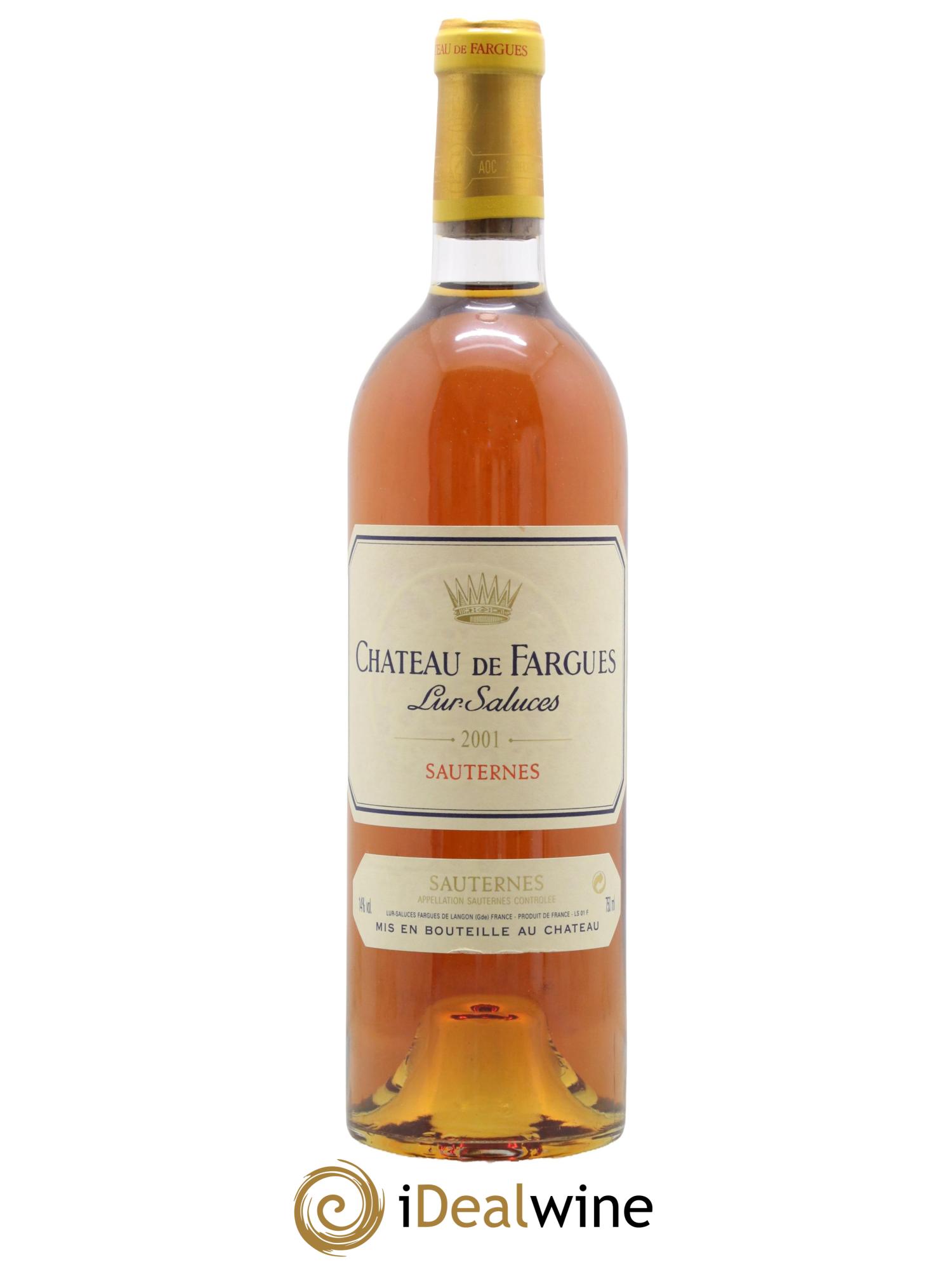 Château de Fargues 2001 - Posten von 1 Flasche - 0