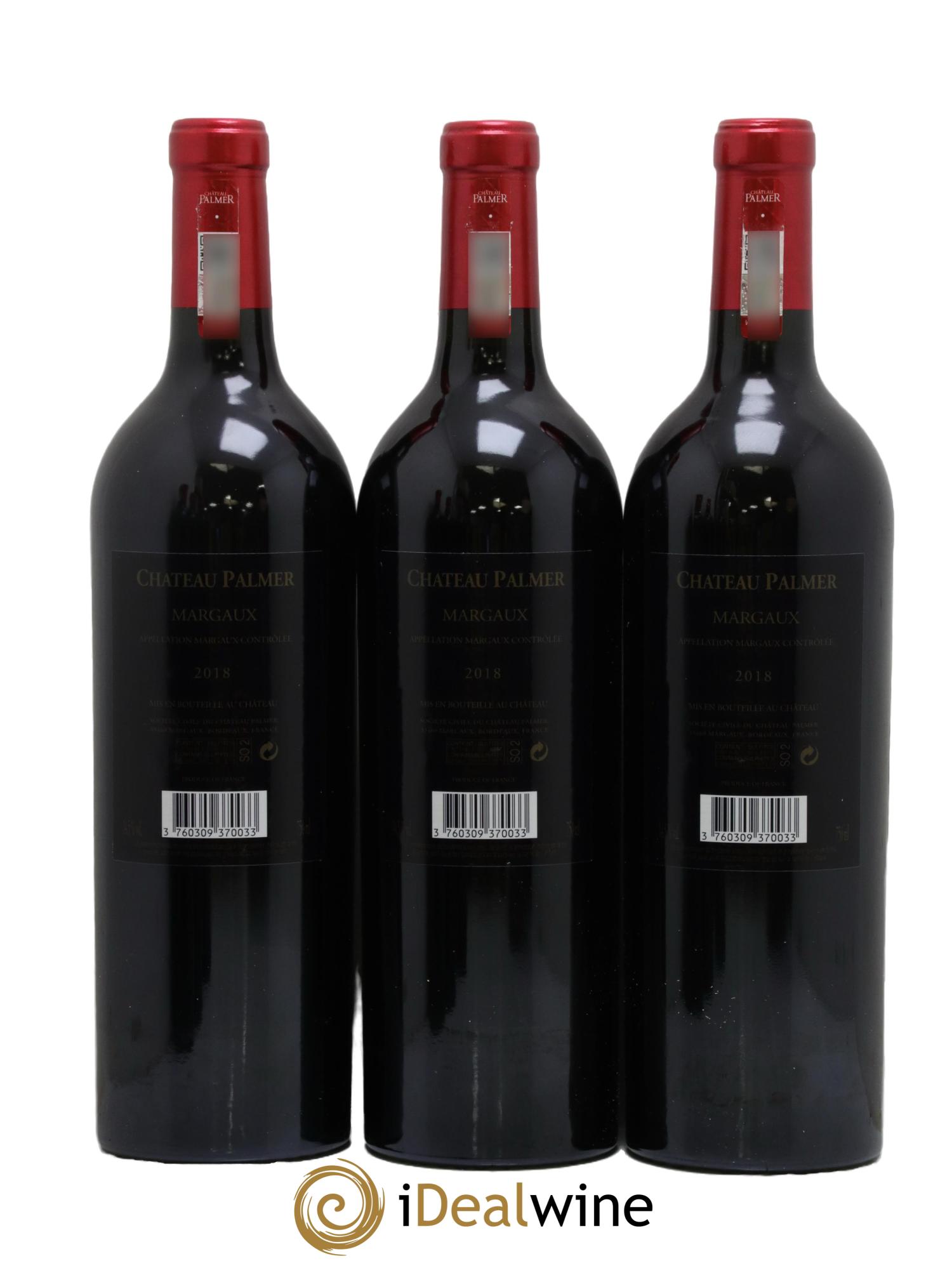 Château Palmer 3ème Grand Cru Classé  2018 - Posten von 6 Flaschen - 4