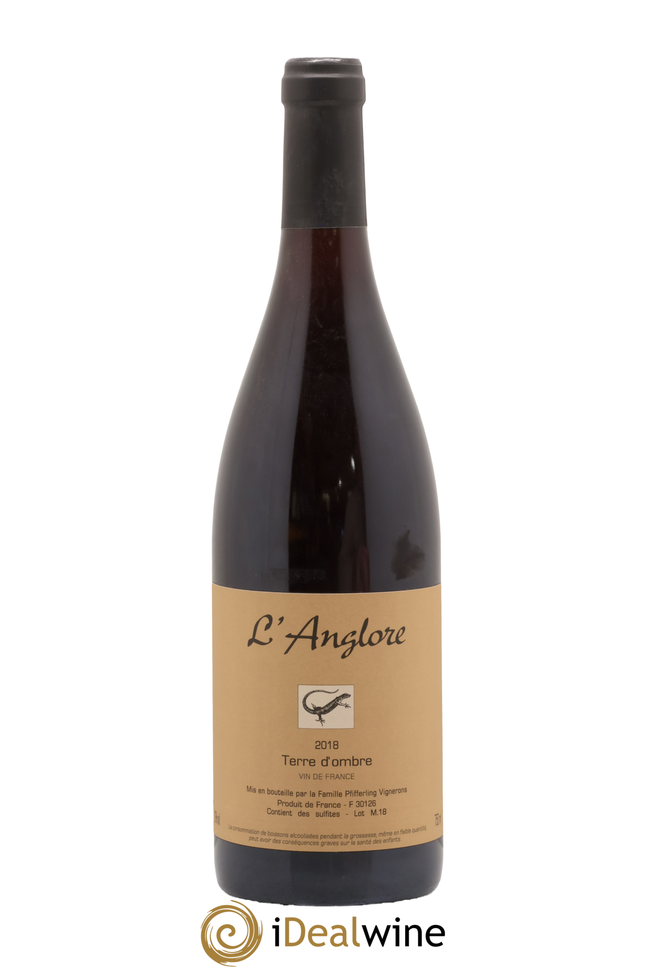 Vin de France Terre d'Ombre L'Anglore 2018 - Posten von 1 Flasche - 0