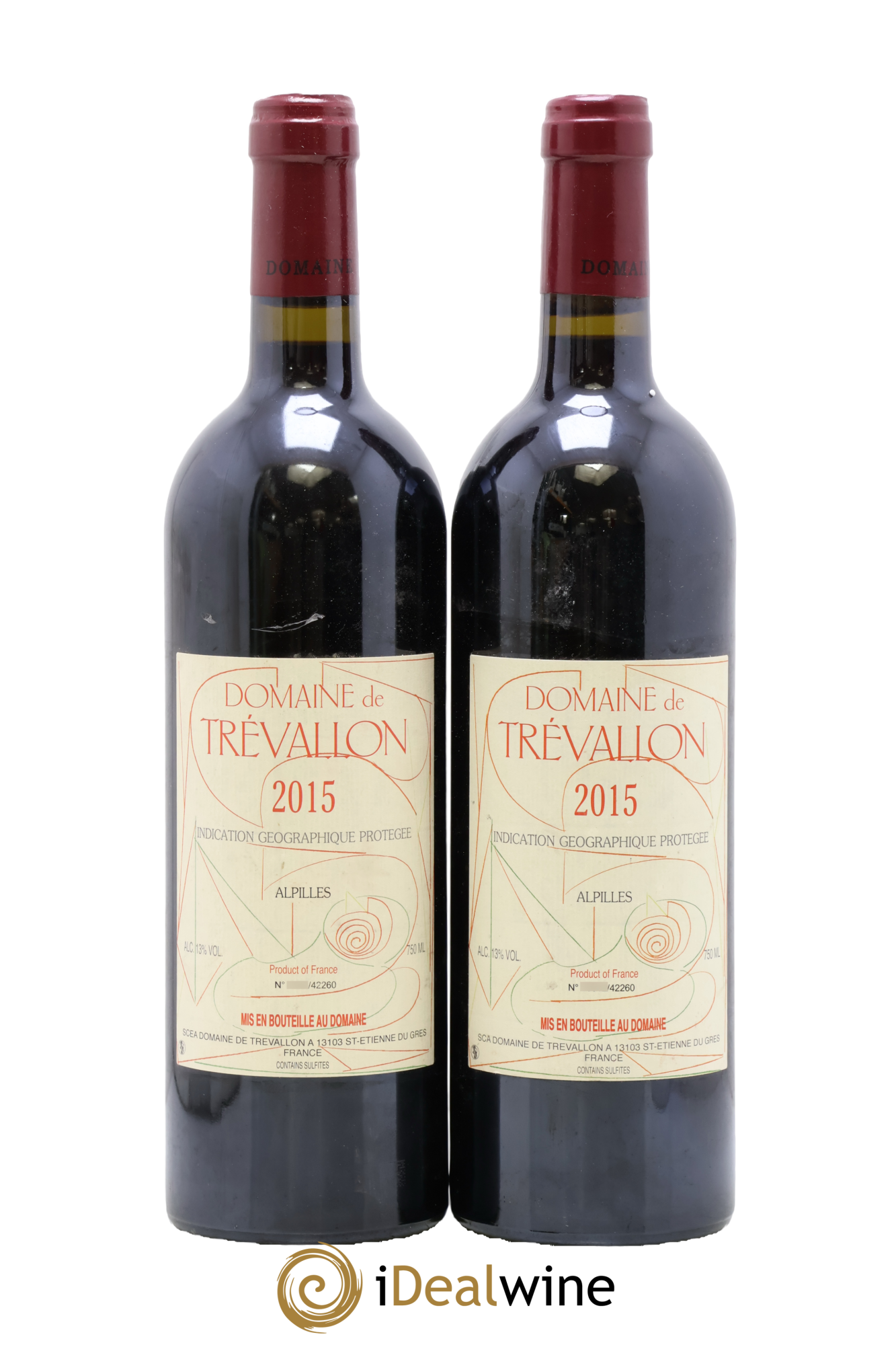 Alpilles Trévallon (Domaine de) Eloi Dürrbach 2015 - Posten von 2 Flaschen - 0