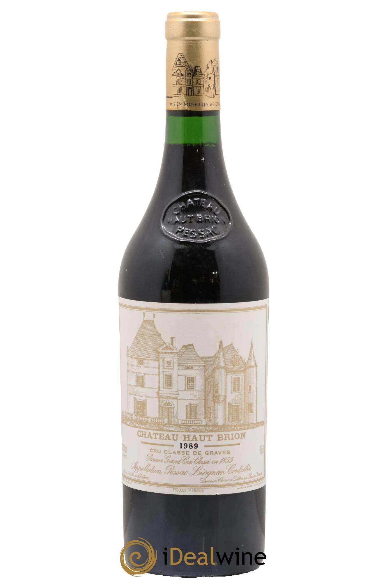 Château Haut Brion 1er Grand Cru Classé 1989 - Posten von 1 Flasche - 0