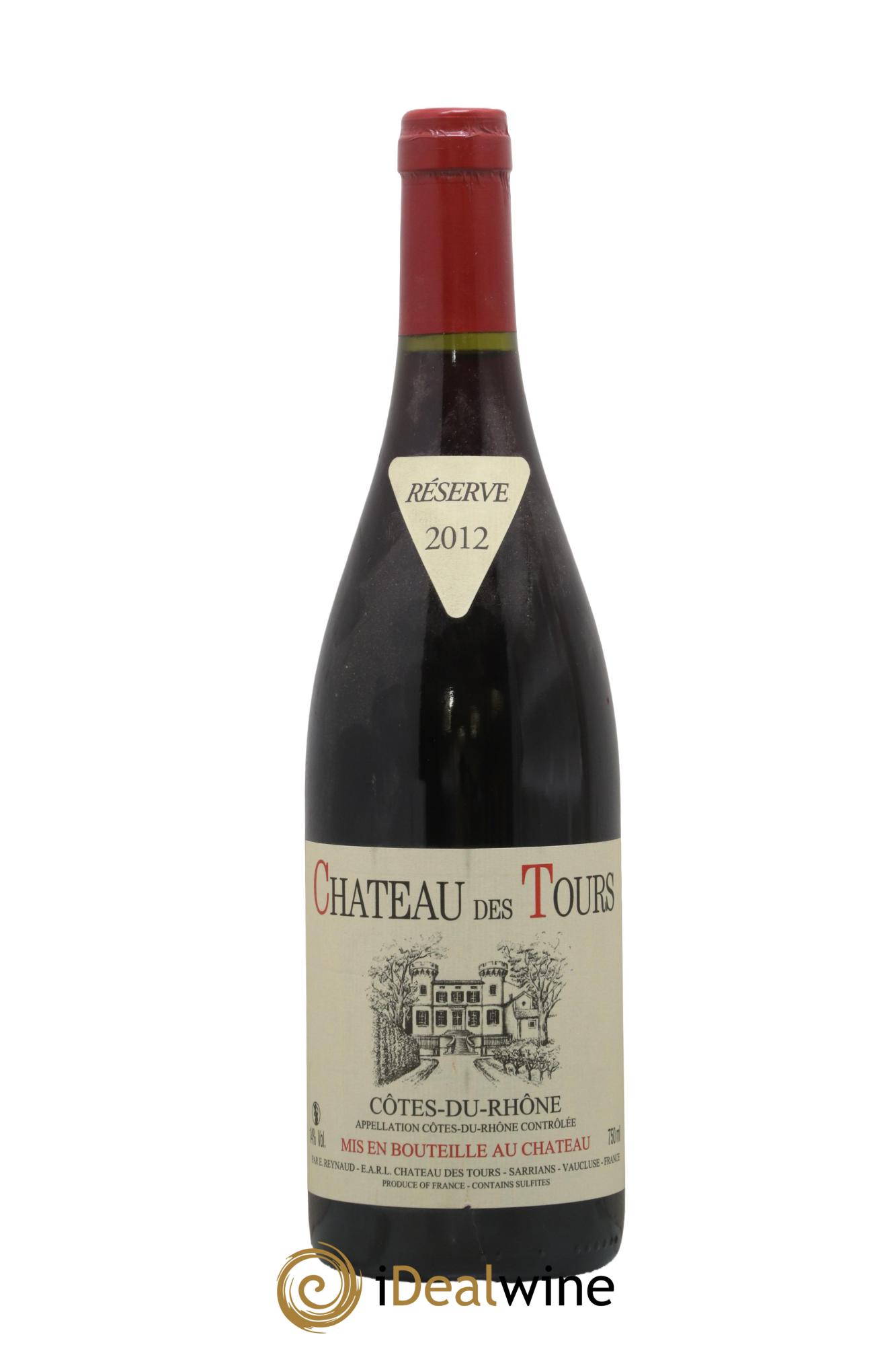 Côtes-du-Rhône Château des Tours Emmanuel Reynaud 2012 - Lot de 1 bouteille - 0
