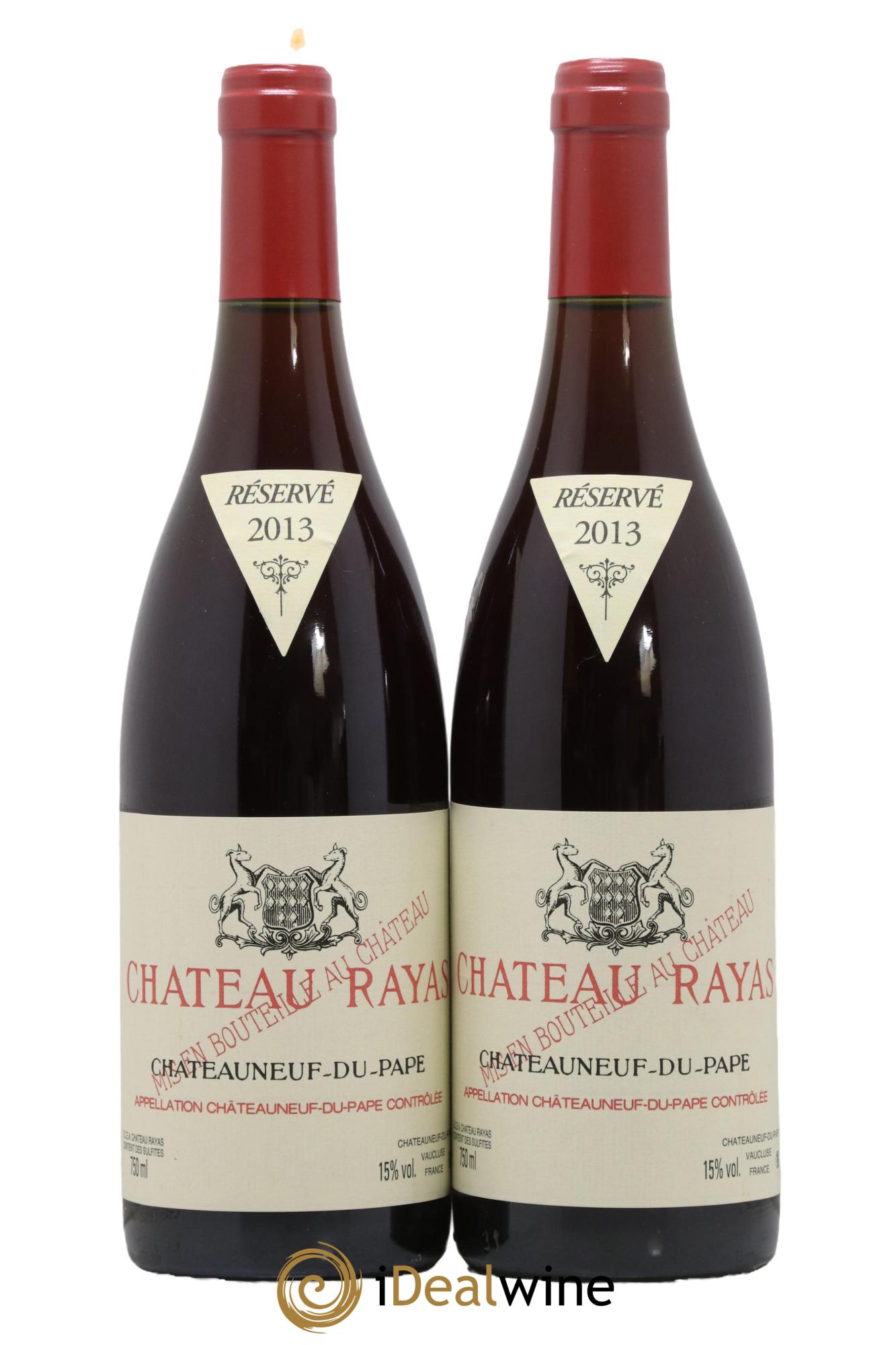 Châteauneuf-du-Pape Château Rayas Emmanuel Reynaud 2013 - Lot de 2 bouteilles - 0