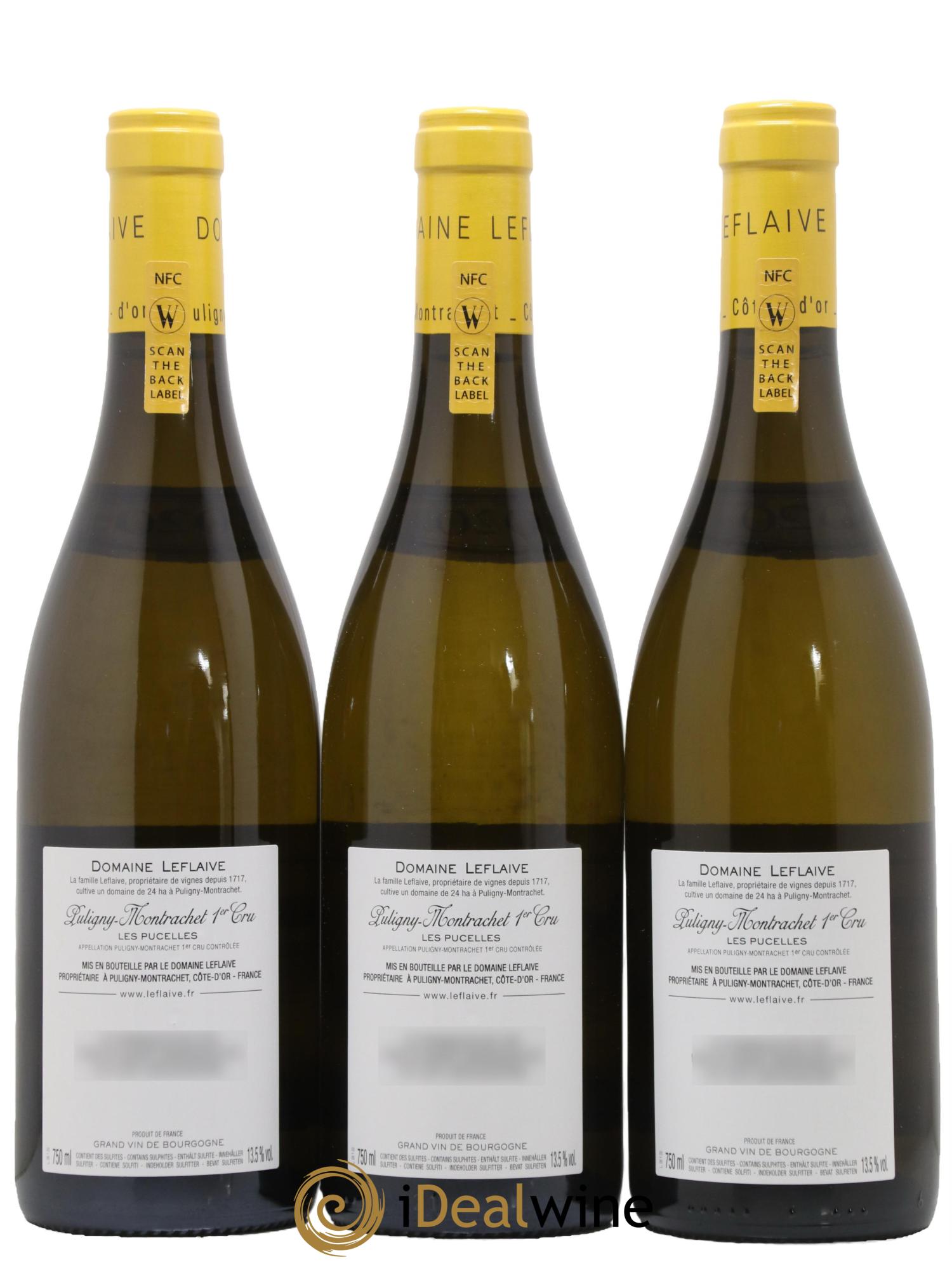 Puligny-Montrachet 1er Cru Les Pucelles Leflaive (Domaine) 2020 - Lot de 3 bouteilles - 1