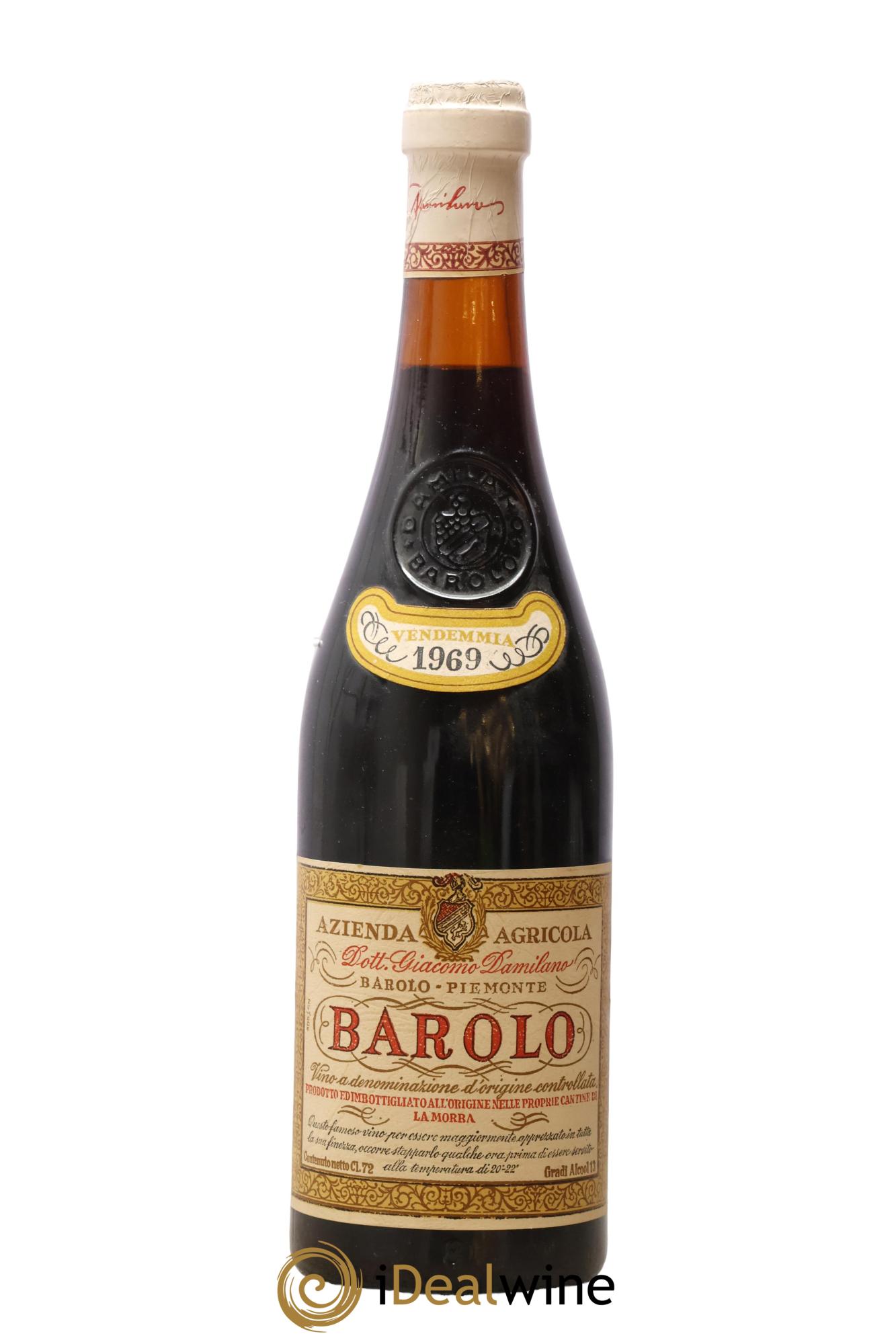 Barolo DOCG Damilano 1969 - Posten von 1 Flasche - 0