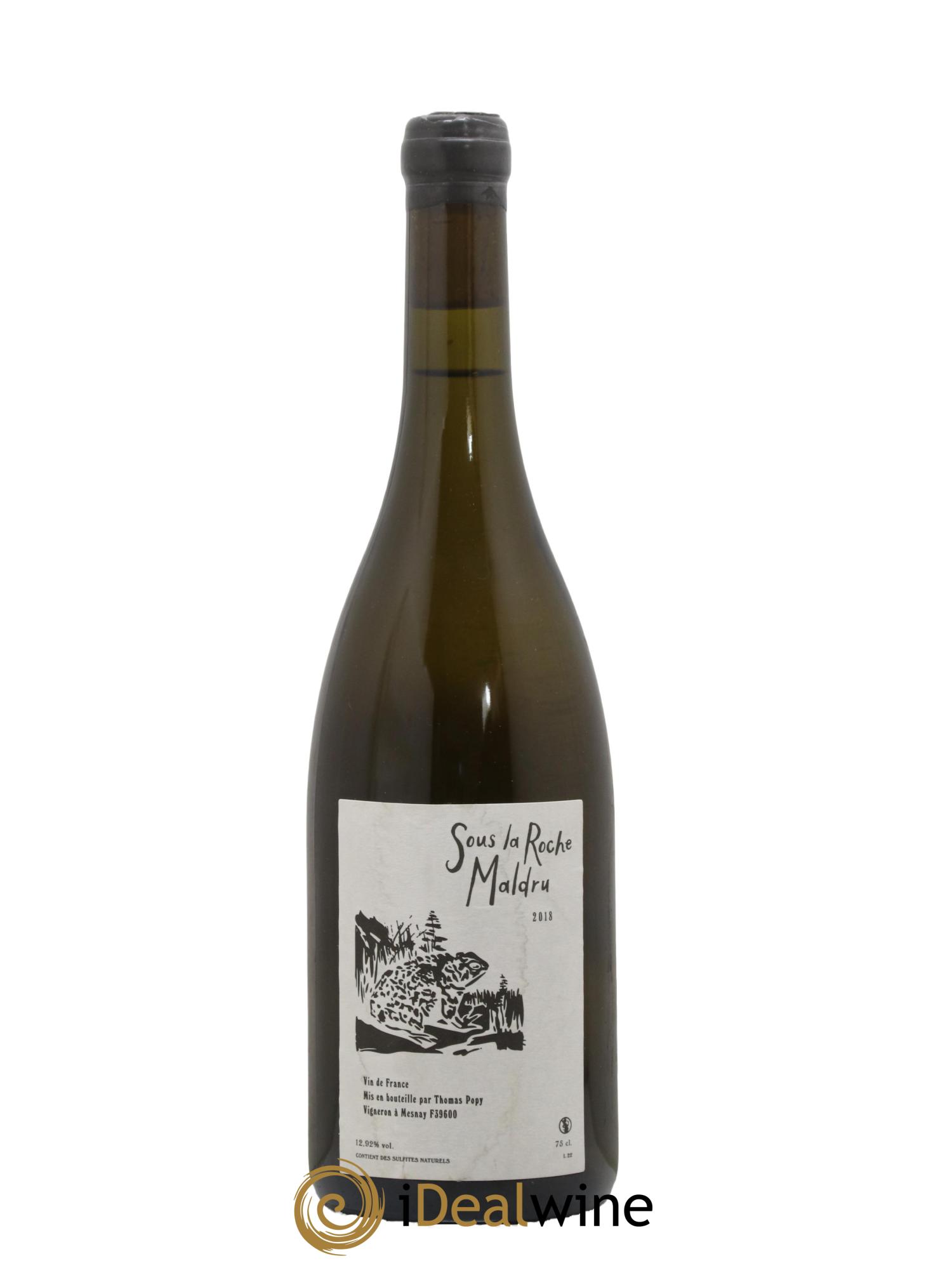 Vin de France Savagnin Sous la Roche Maldru Thomas Popy 2018 - Lot de 1 bouteille - 0