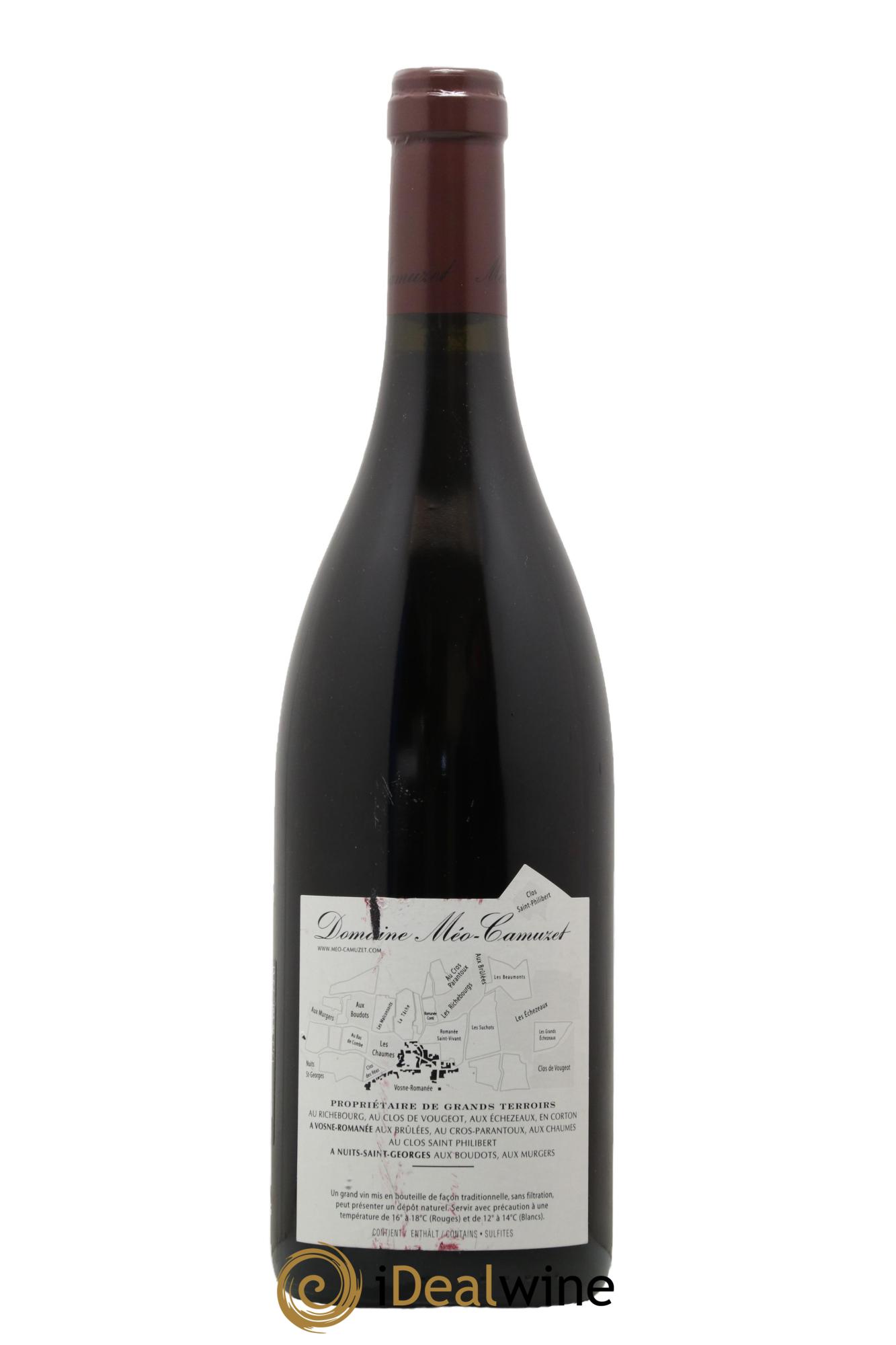 Corton Grand Cru Clos Rognet Méo-Camuzet (Domaine) 2009 - Lot de 1 bouteille - 1
