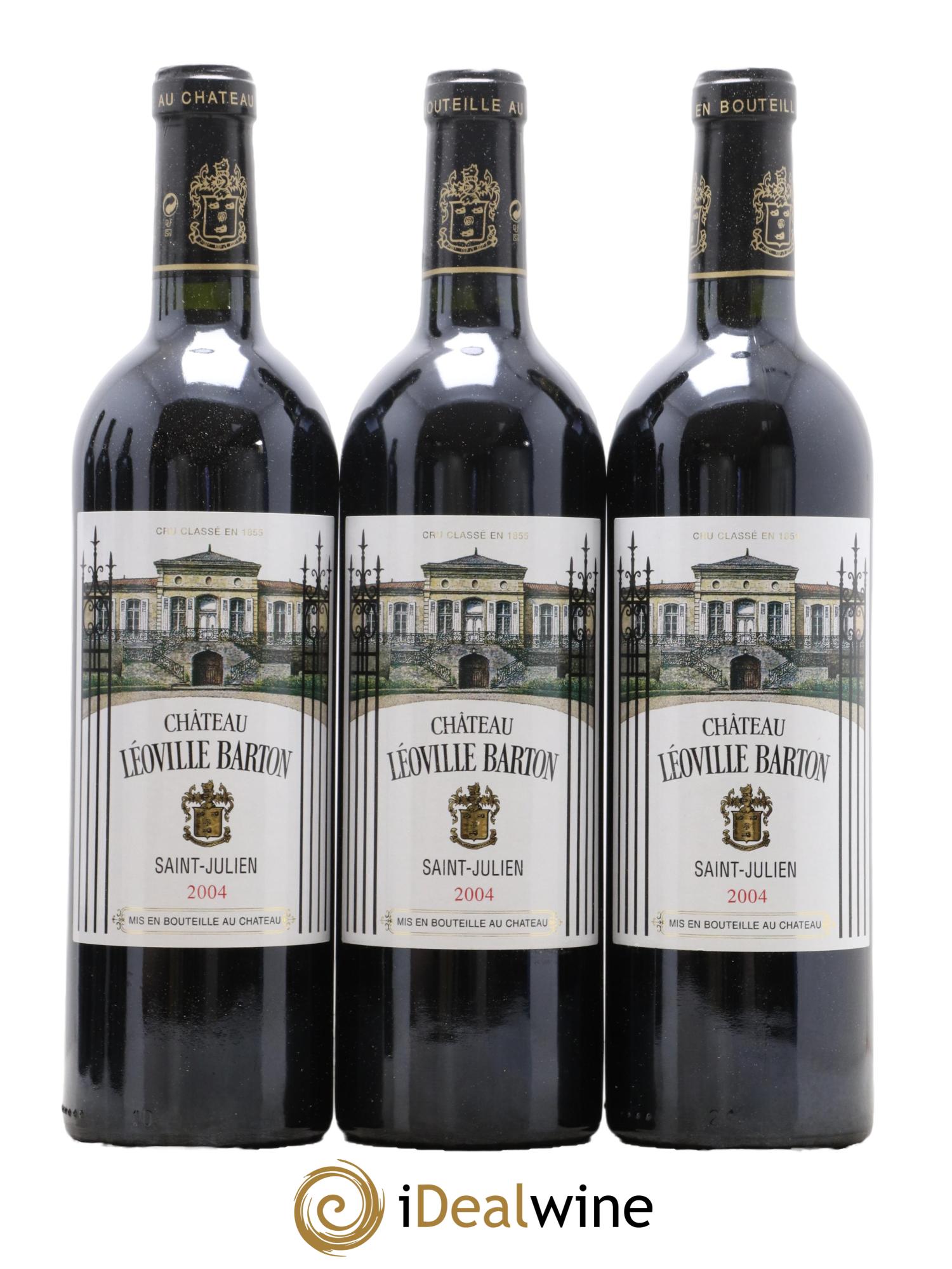 Château Léoville Barton 2ème Grand Cru Classé 2004 - Lot de 6 bouteilles - 1