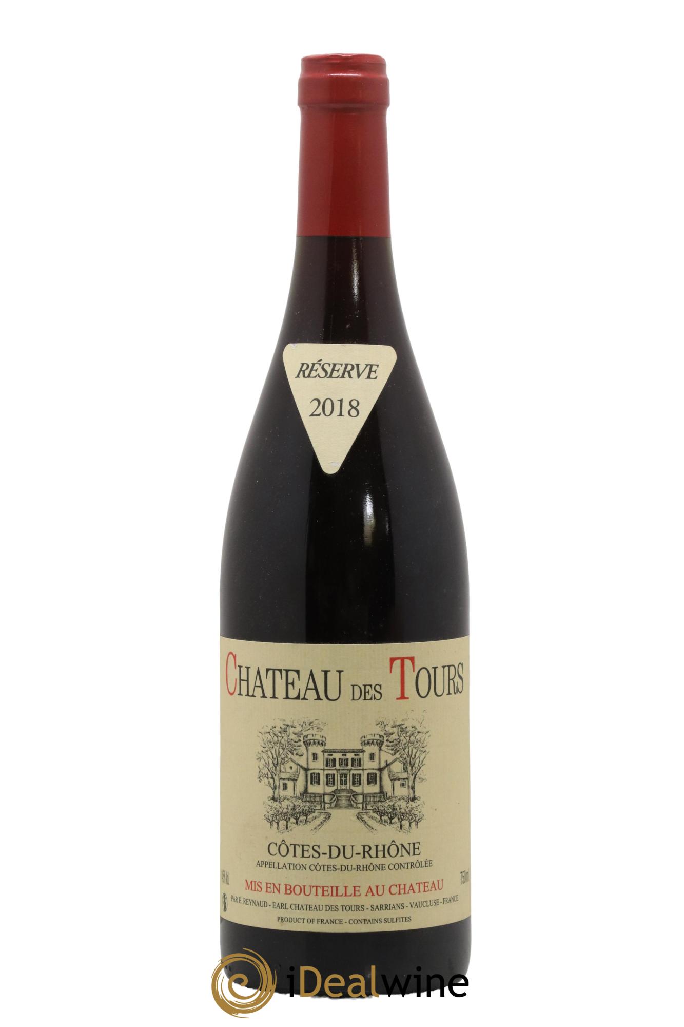 Côtes-du-Rhône Château des Tours Emmanuel Reynaud 2018 - Lot de 1 bouteille - 0