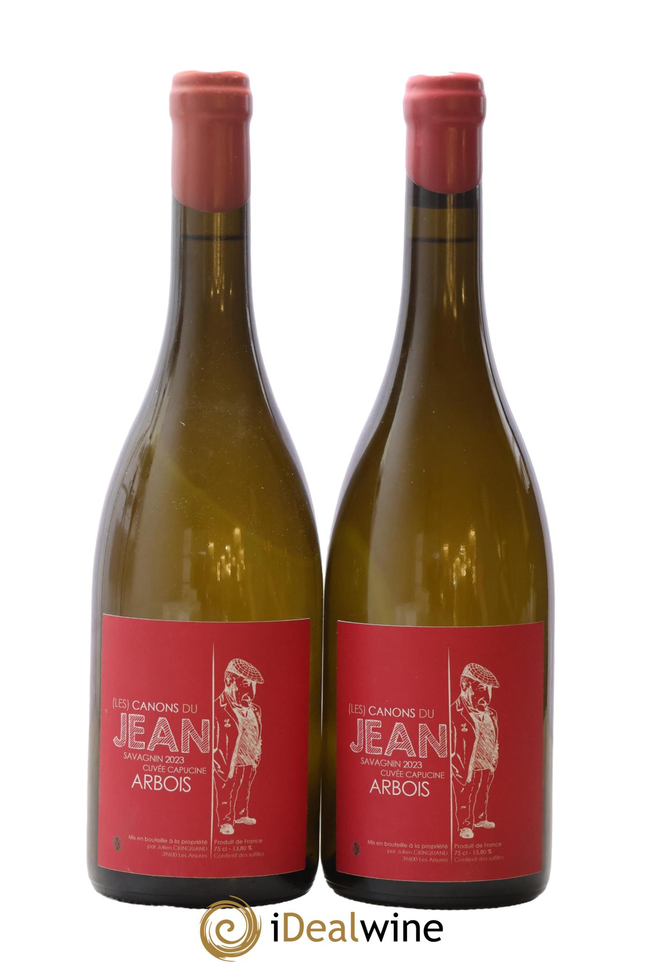 Arbois Savagnin Cuvée Capucine Julien Crinquand Les Canons du Jean 2023 - Lot de 2 bouteilles - 0