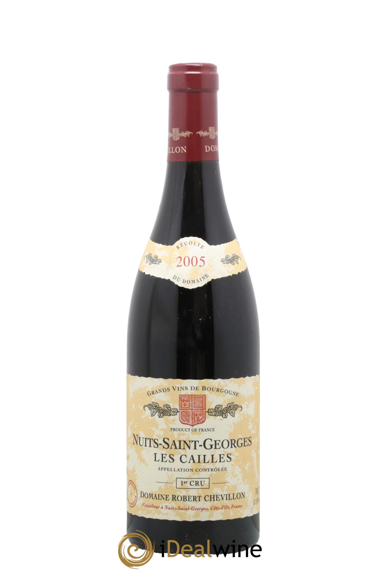 Nuits-Saint-Georges 1er Cru Les Cailles Robert Chevillon 2005 - Lot de 1 bouteille - 0