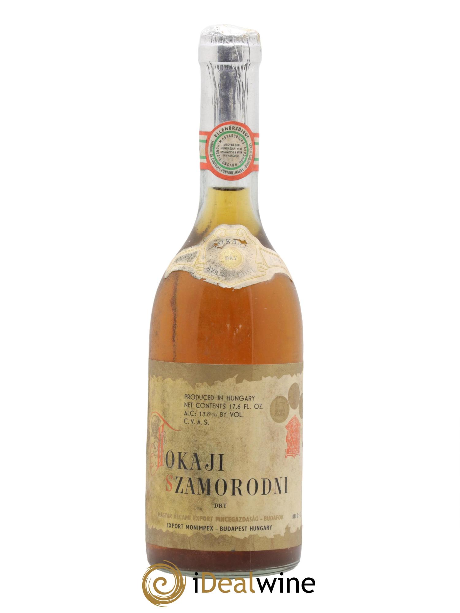 Tokaji Szamorodni Monimpex 1961 - Lot de 1 format 50cl - 0