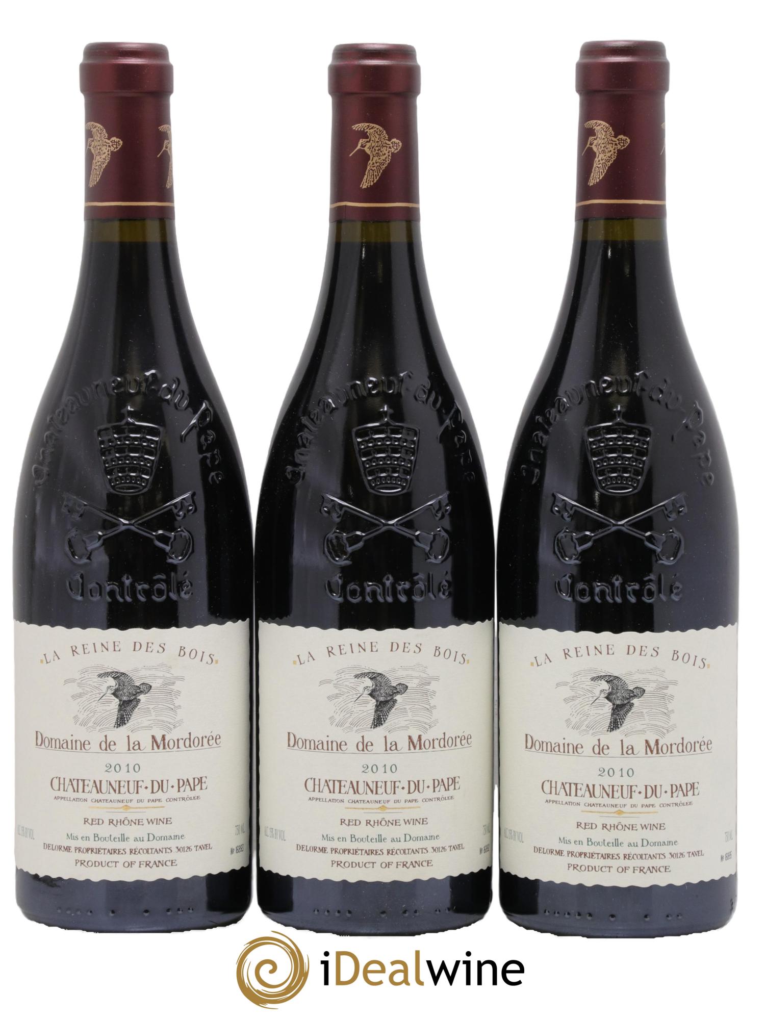 Châteauneuf-du-Pape Domaine de La Mordorée (Domaine de) 2010 - Lot de 3 bouteilles - 0