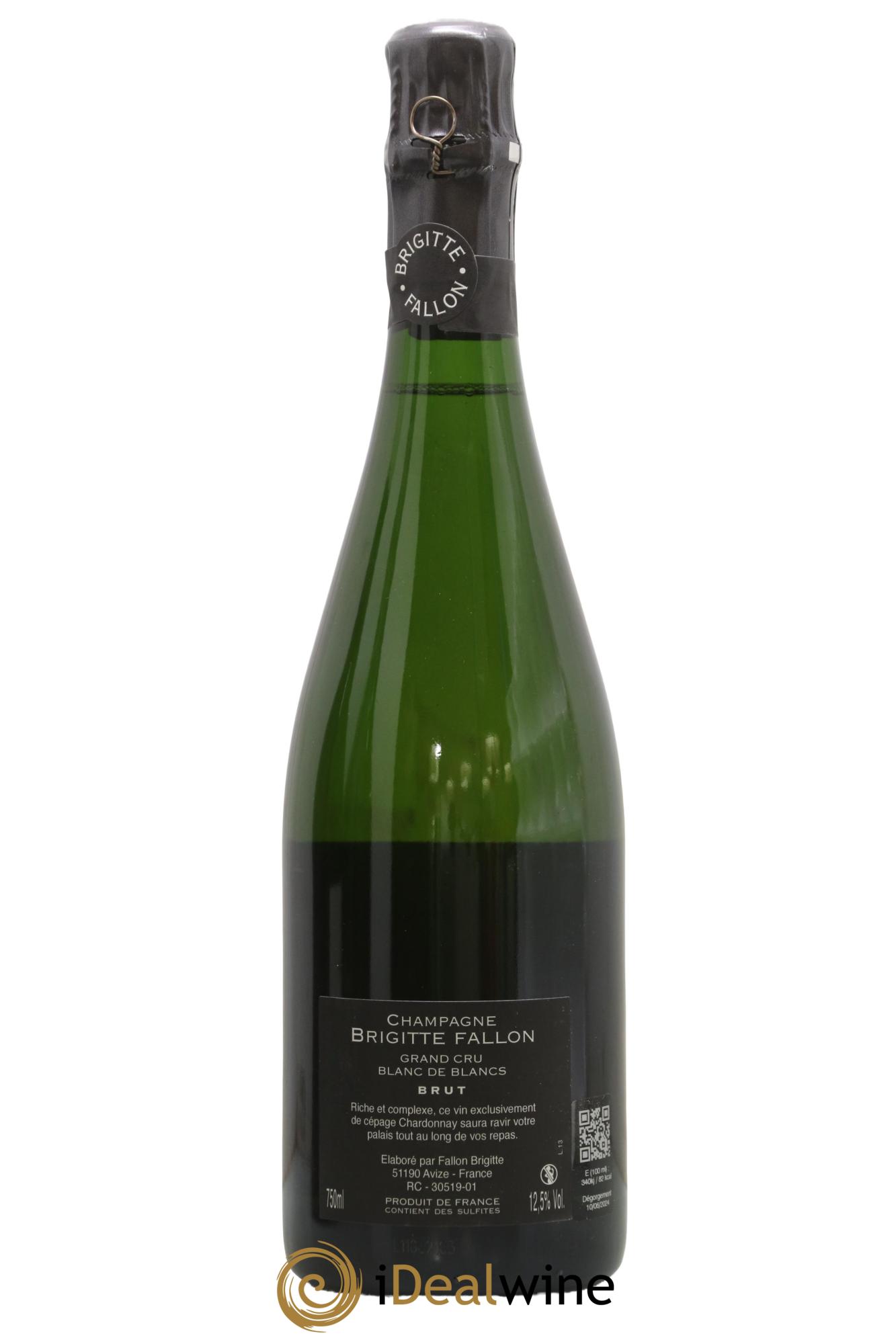 Grand Cru Blanc de Blancs Brigitte Fallon Avysia - Michel Fallon  - Lot de 1 bouteille - 1