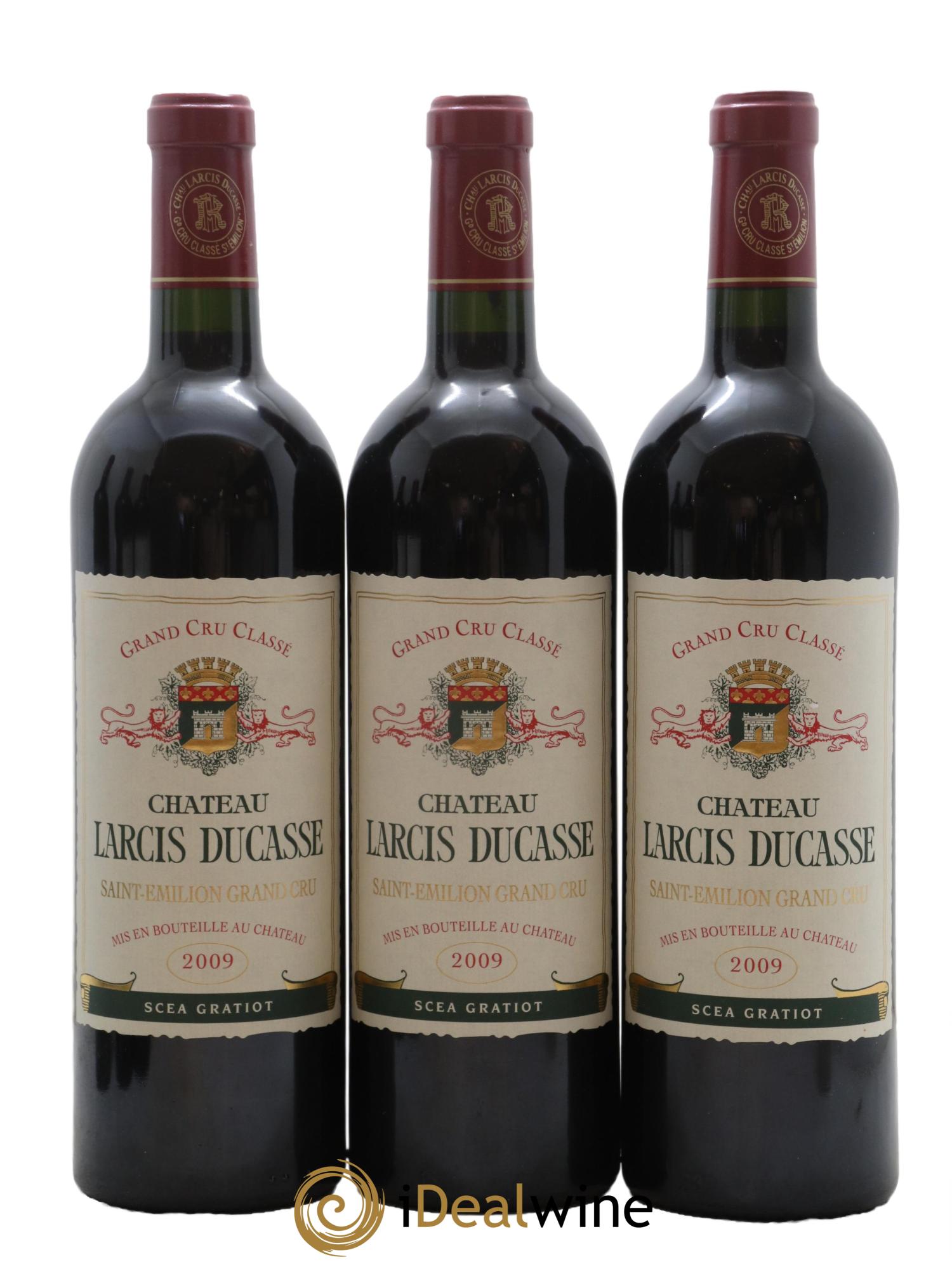 Château Larcis Ducasse 1er Grand Cru Classé B 2009 - Lot de 6 bouteilles - 1