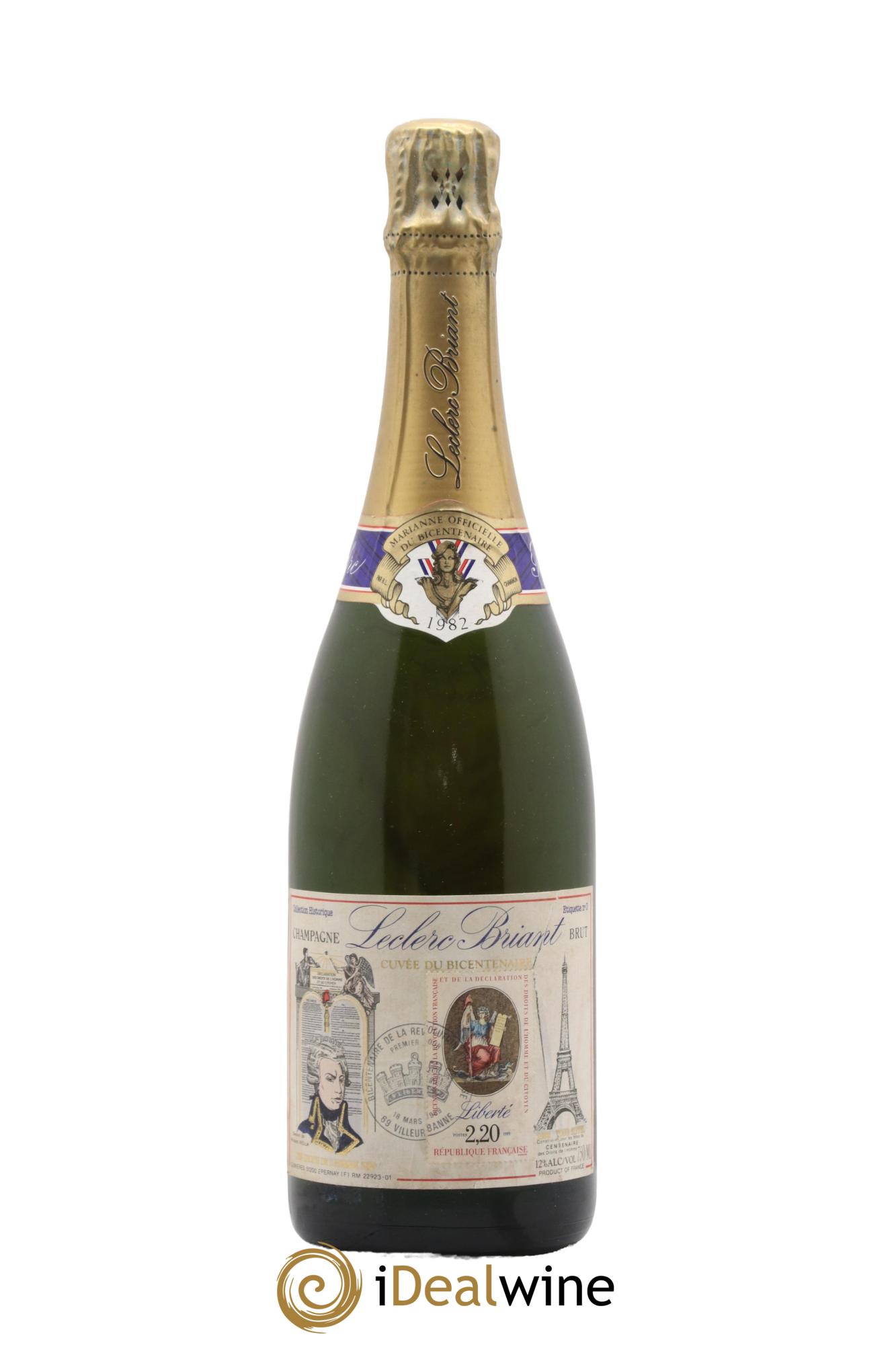 Champagne Cuvée Bicentenaire Maison Leclerc-Briant 1982 - Lotto di 1 bottiglia - 1