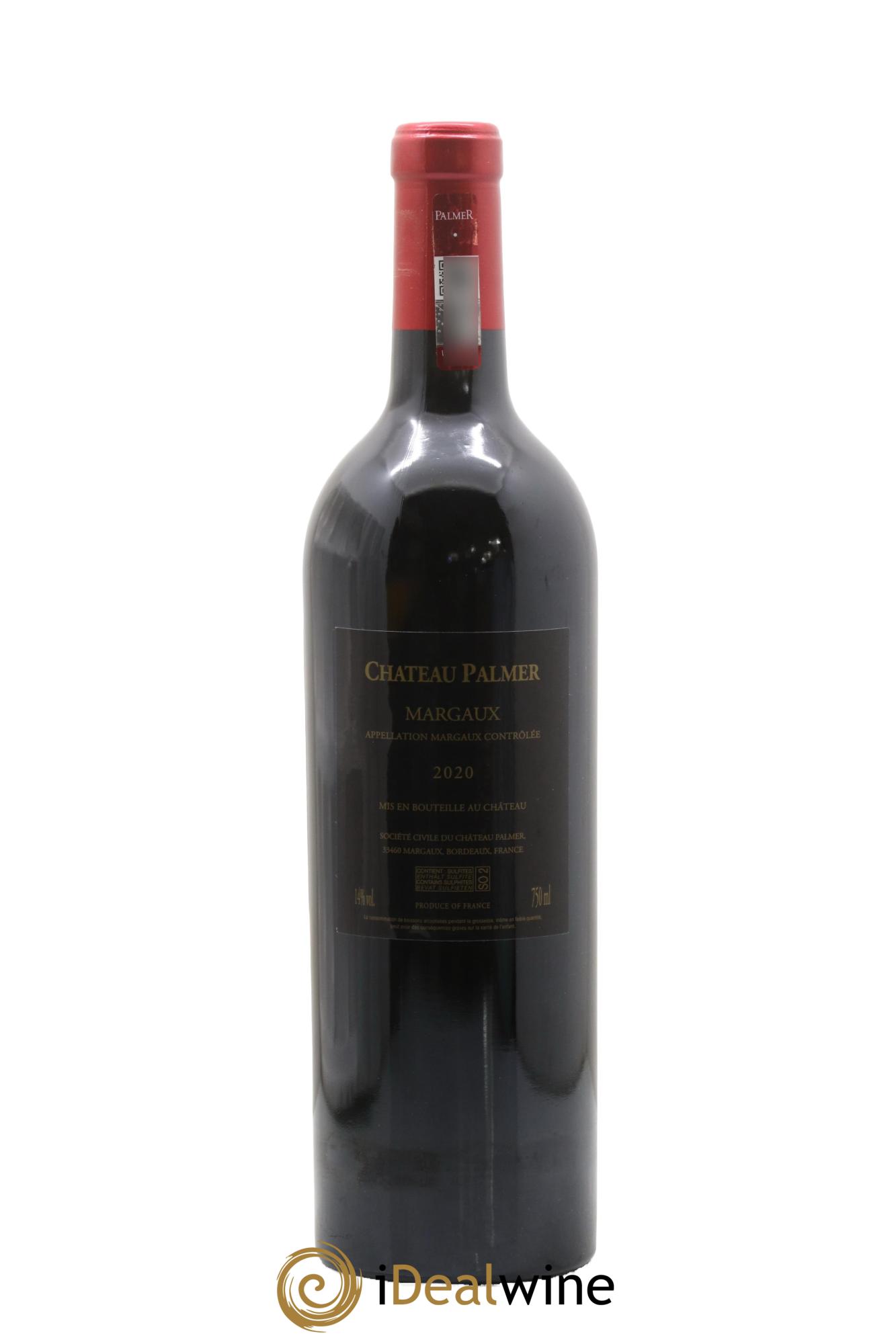 Château Palmer 3ème Grand Cru Classé 2020 - Lot de 1 bouteille - 1