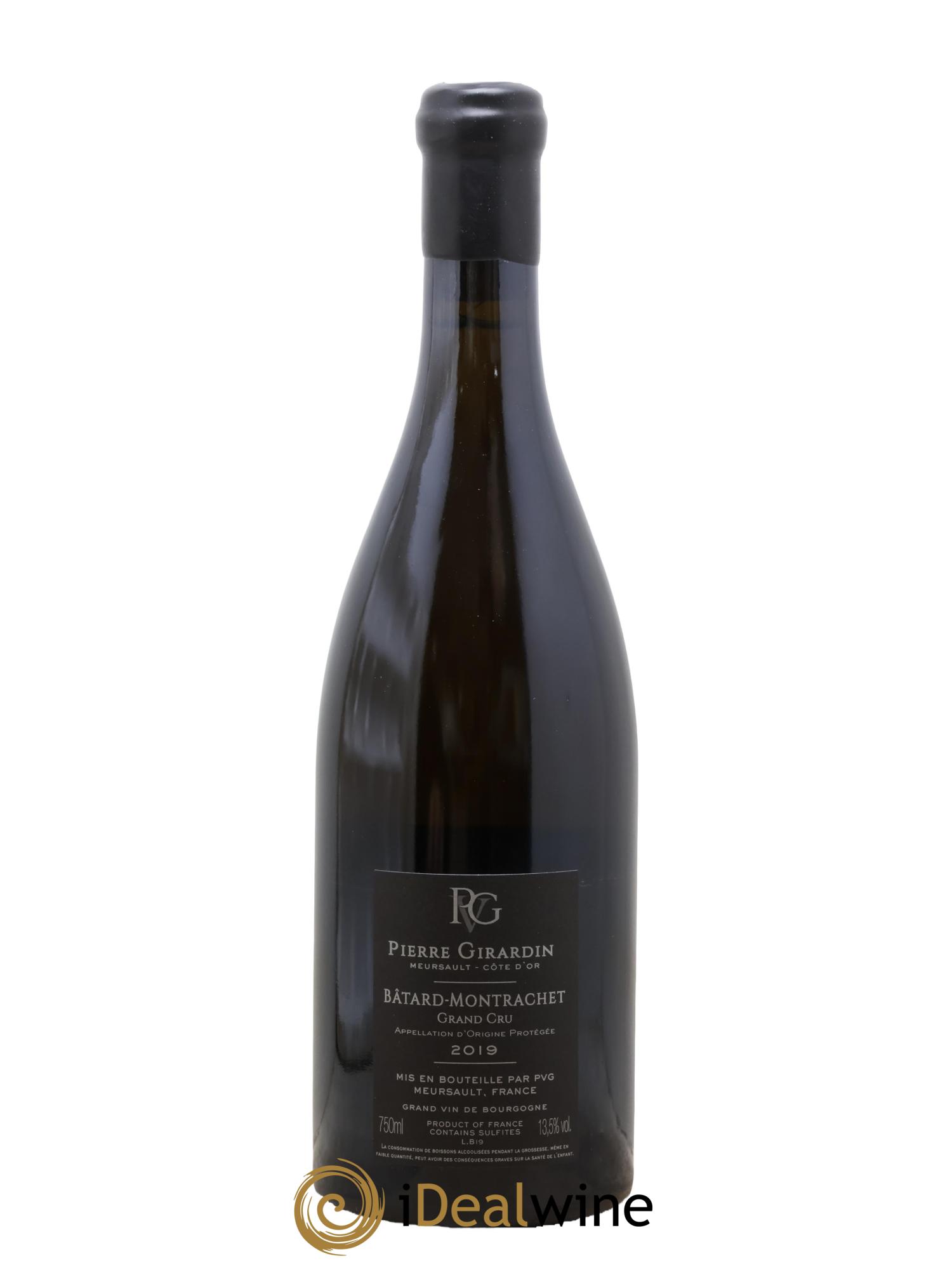 Bâtard-Montrachet Grand Cru Pierre Girardin 2019 - Lot de 1 bouteille - 1