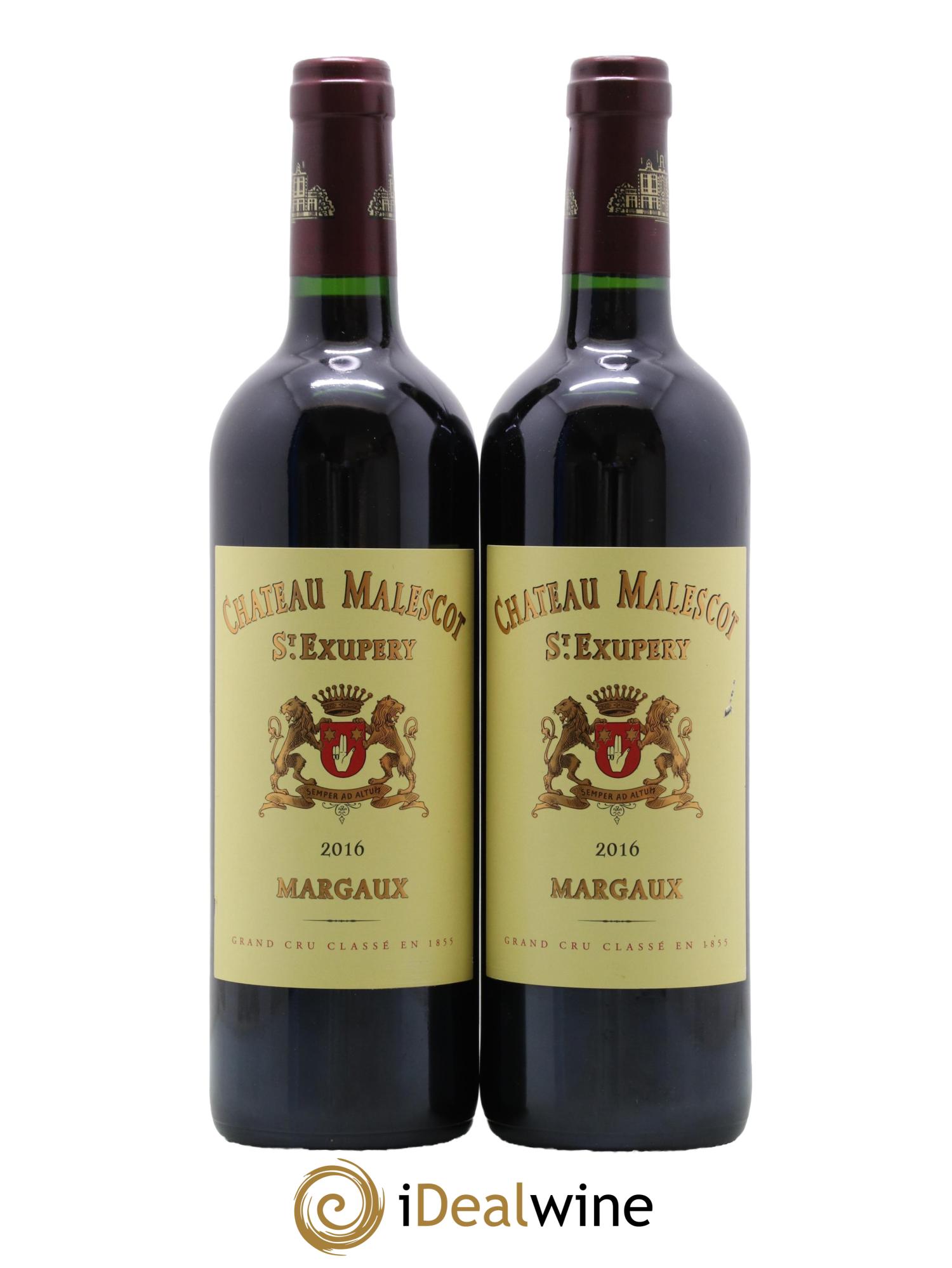 Château Malescot Saint-Exupéry 3ème Grand Cru Classé 2016 - Lot de 2 bouteilles - 0