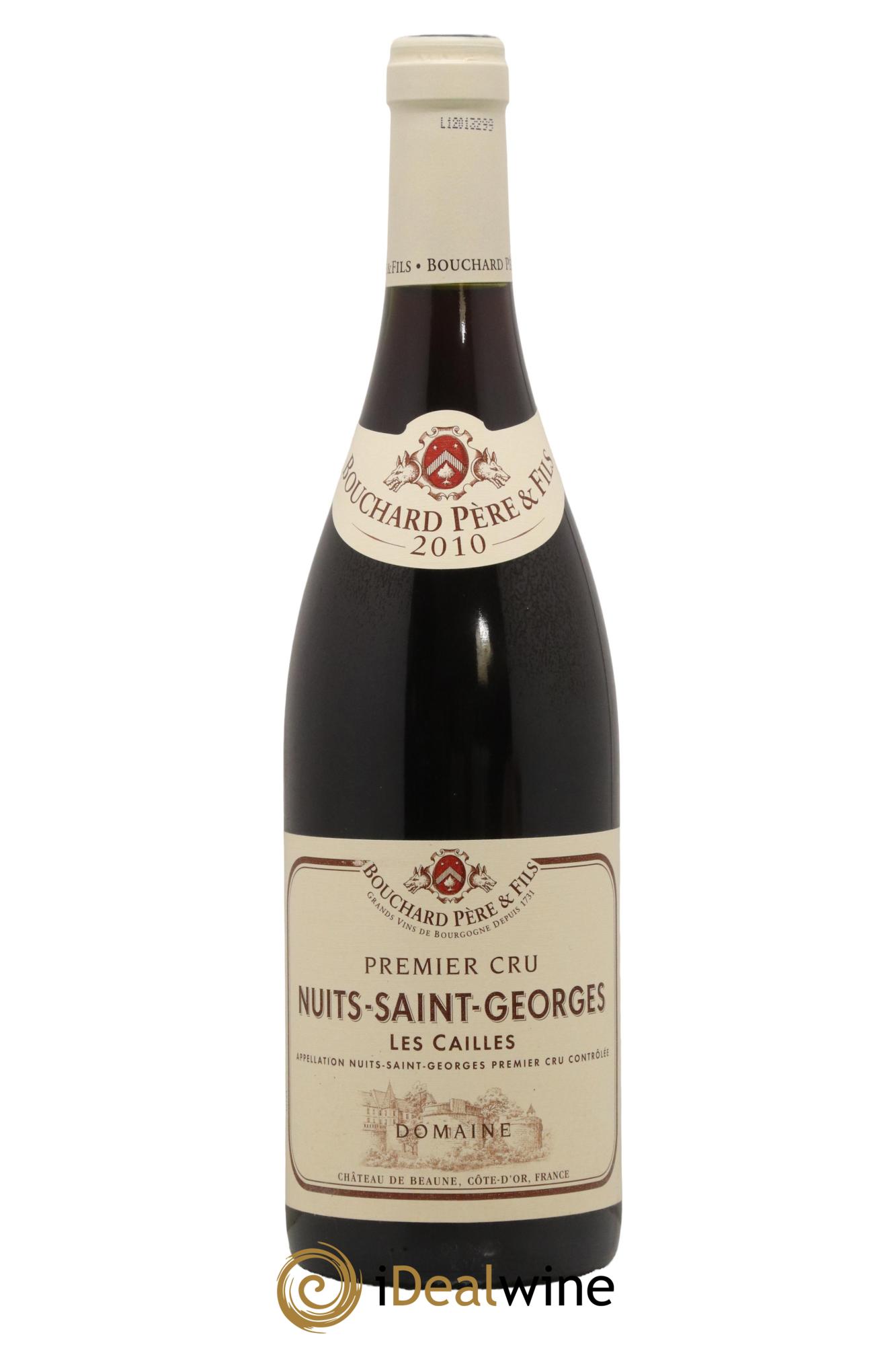 Nuits-Saint-Georges 1er Cru Les Cailles Bouchard Père & Fils 2010 - Lot de 1 bouteille - 0