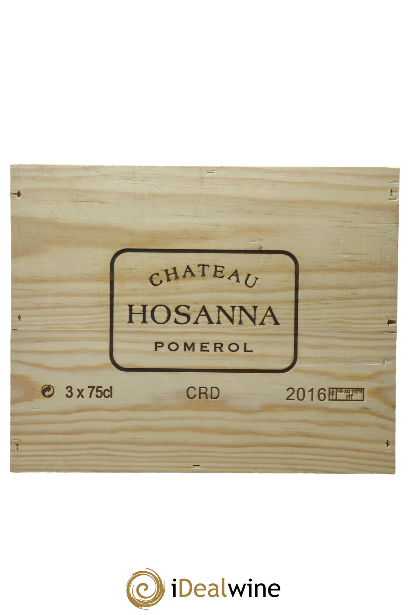 Château Hosanna 2016 - Lot de 3 bouteilles - 1