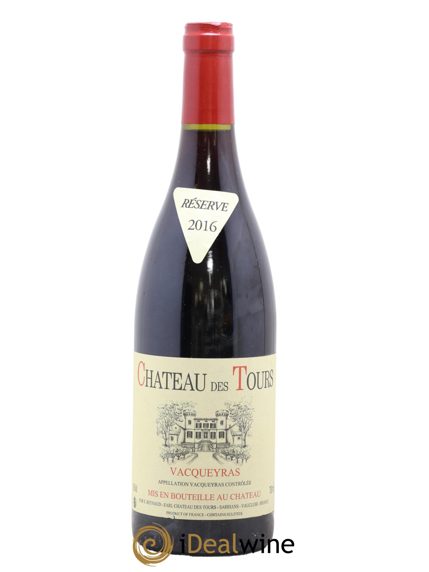 Vacqueyras Château des Tours Emmanuel Reynaud 2016 - Lotto di 1 bottiglia - 0