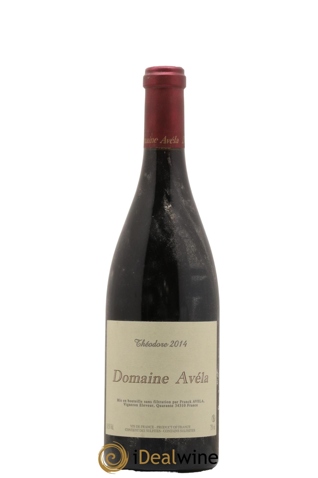 Vin de France Théodore Avéla 2014 - Lot de 1 bouteille - 0