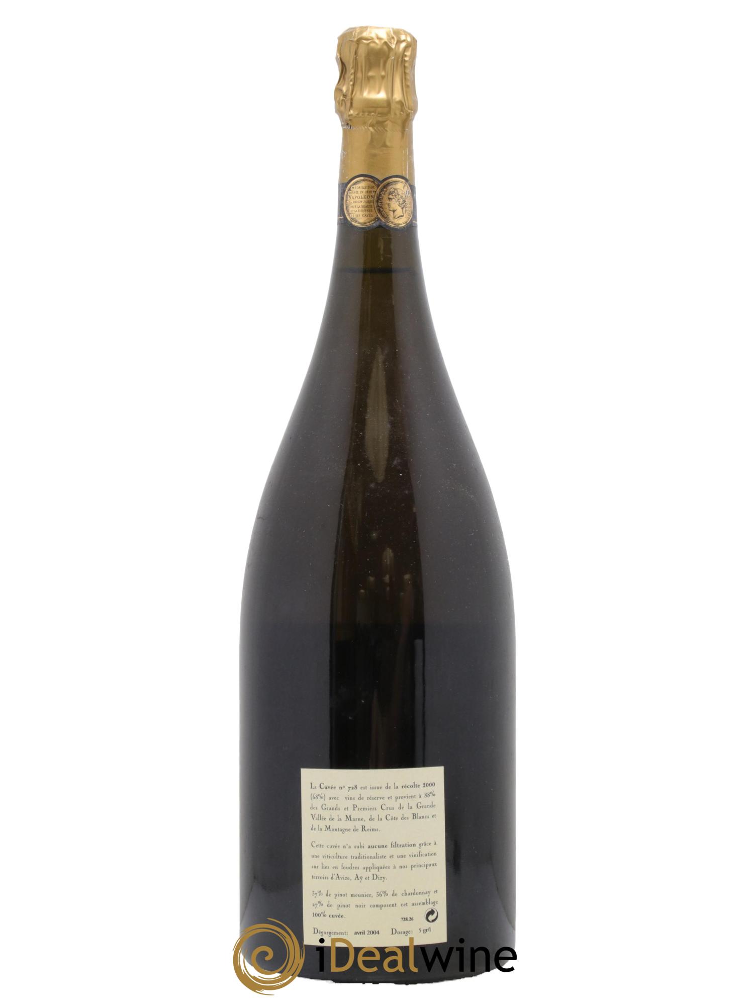 Cuvée 728 Jacquesson - Lot de 1 magnum - 2