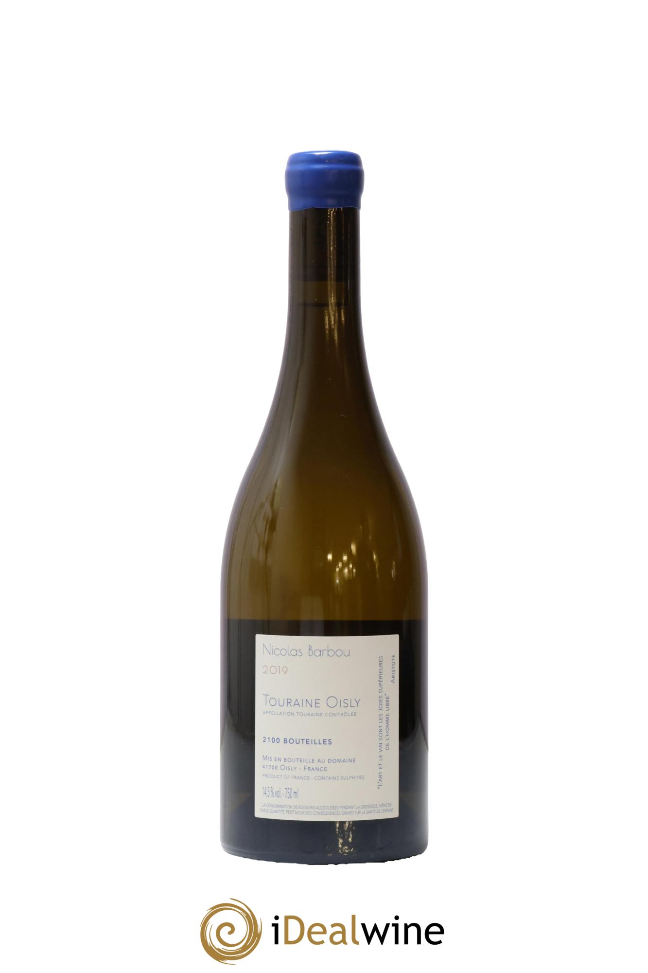 Touraine Oisly Utopie Créative Nicolas Barbou 2019 - Lot de 1 bouteille - 1