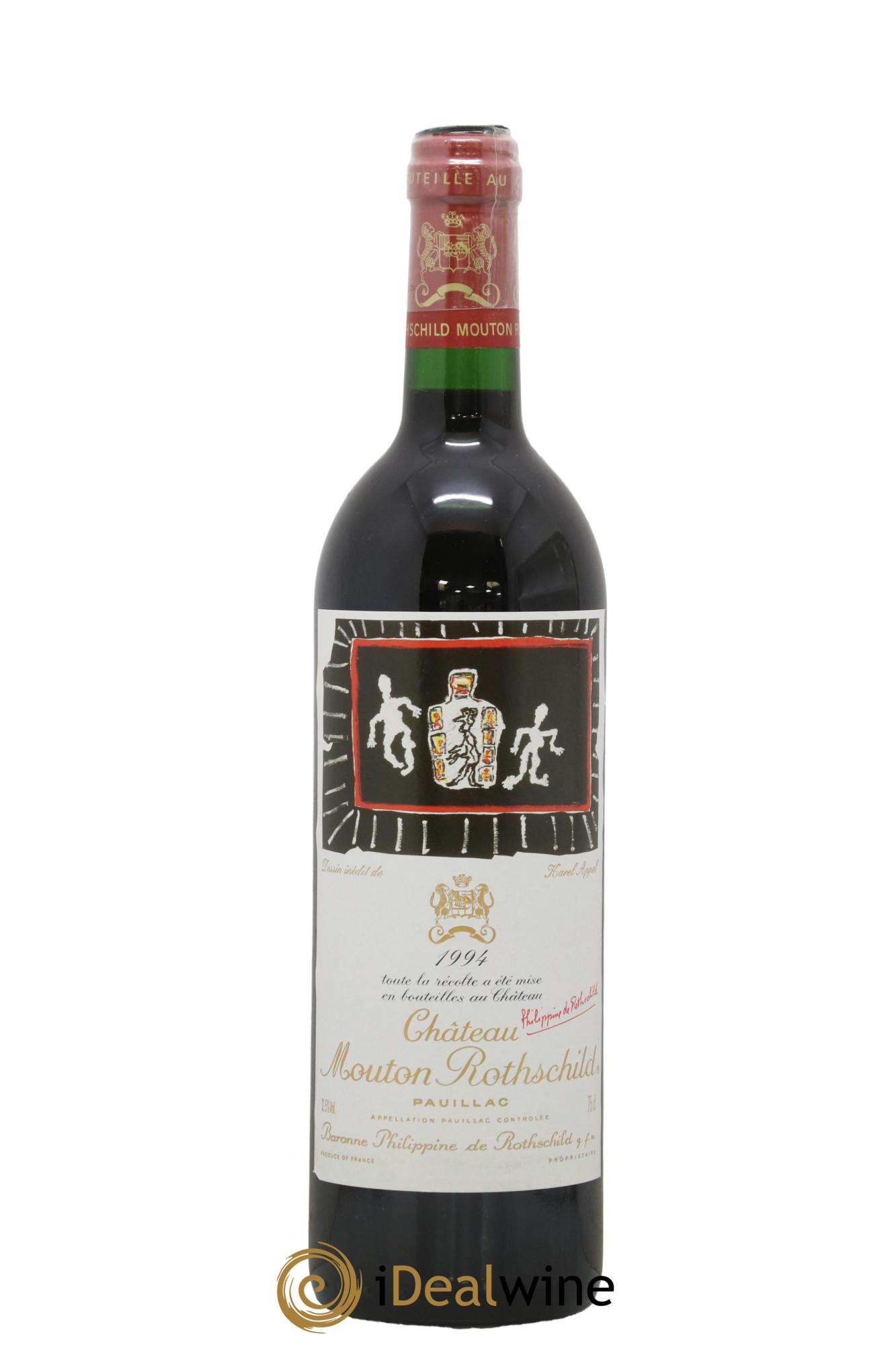 Château Mouton Rothschild 1er Grand Cru Classé  1994 - Lot de 1 bouteille - 0