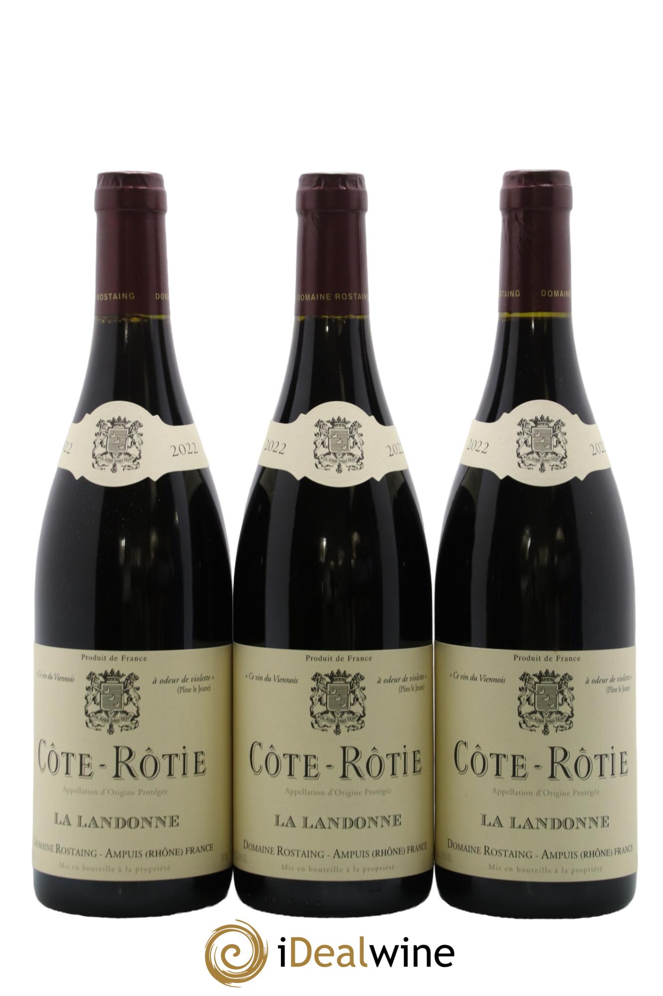 Côte-Rôtie La Landonne René Rostaing 2022 - Posten von 3 Flaschen - 0