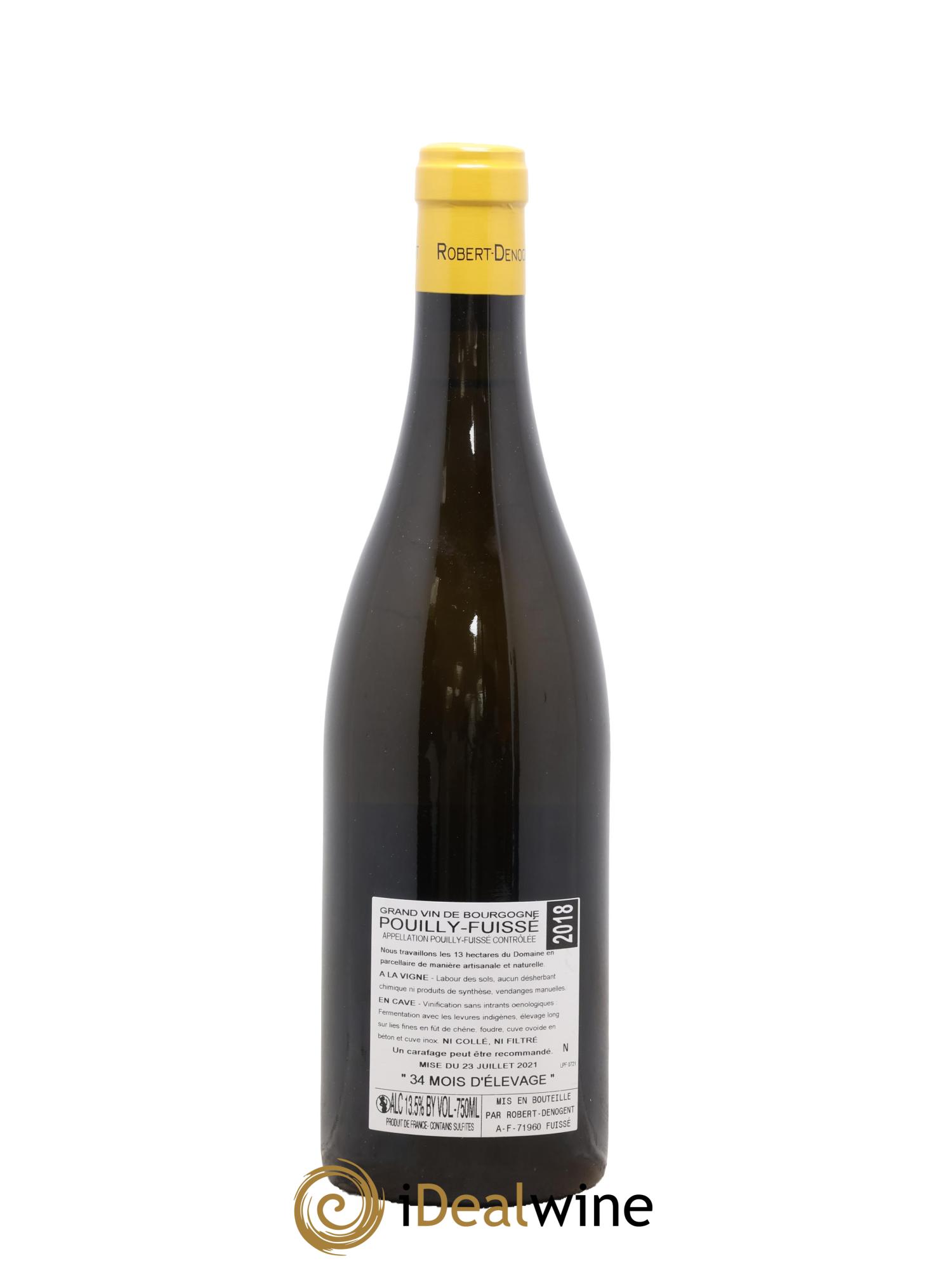Pouilly-Fuissé La Croix Vieilles Vignes Robert Denogent (Domaine) 2018 - Lotto di 1 bottiglia - 1