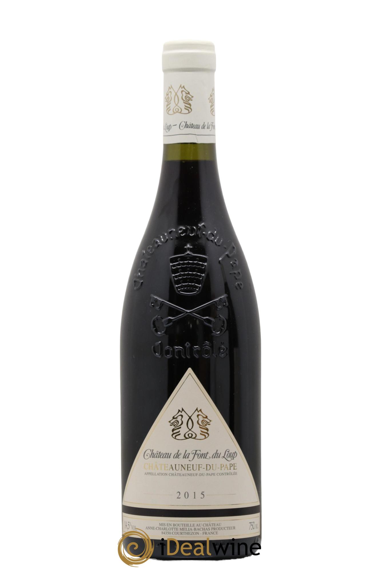 Châteauneuf-du-Pape Château de la Font du Loup 2015 - Lot de 1 bouteille - 0