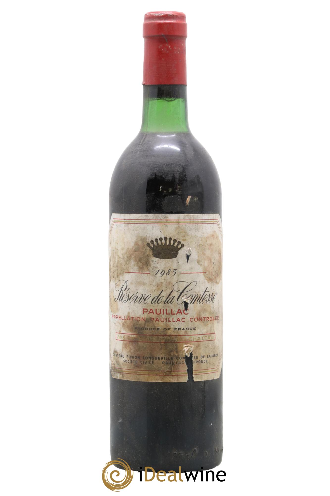 Réserve de la Comtesse Second Vin 1983 - Lot de 1 bouteille - 0