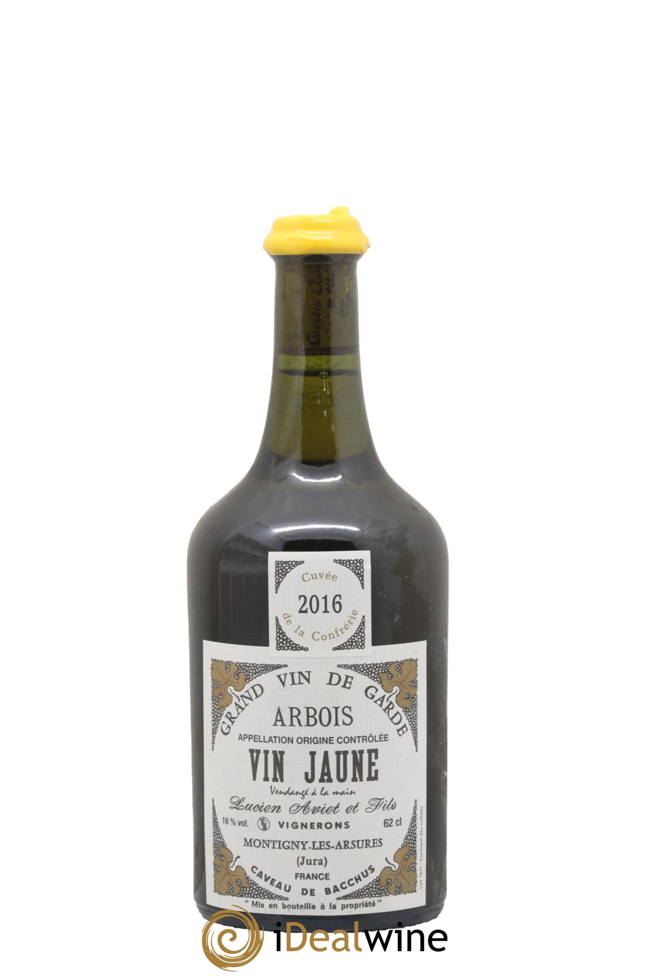Arbois Vin Jaune Cuvée de la Confrerie Lucien Aviet (Domaine) 2016 - Lot of 1 Clavelin - 0