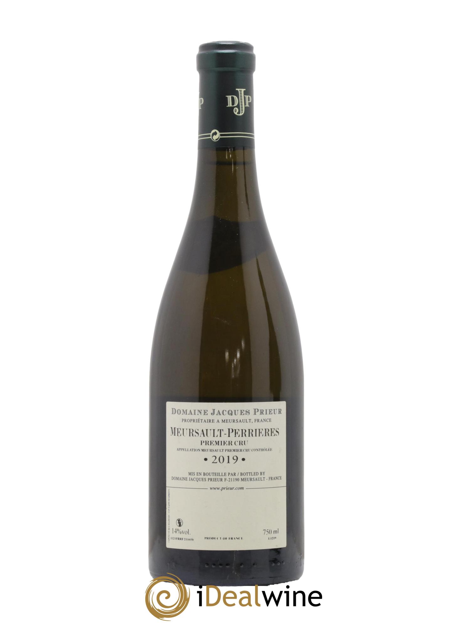 Meursault 1er Cru Perrières Jacques Prieur (Domaine) 2019 - Lot de 1 bouteille - 1