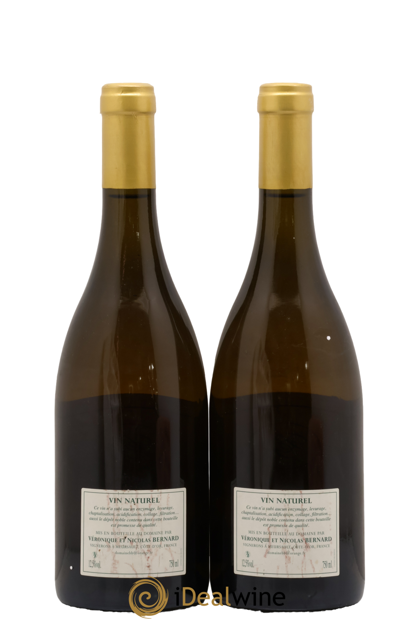 Meursault 1er Cru Les Genevrières Bernard Bonin 2013 - Lot of 2 bottles - 1