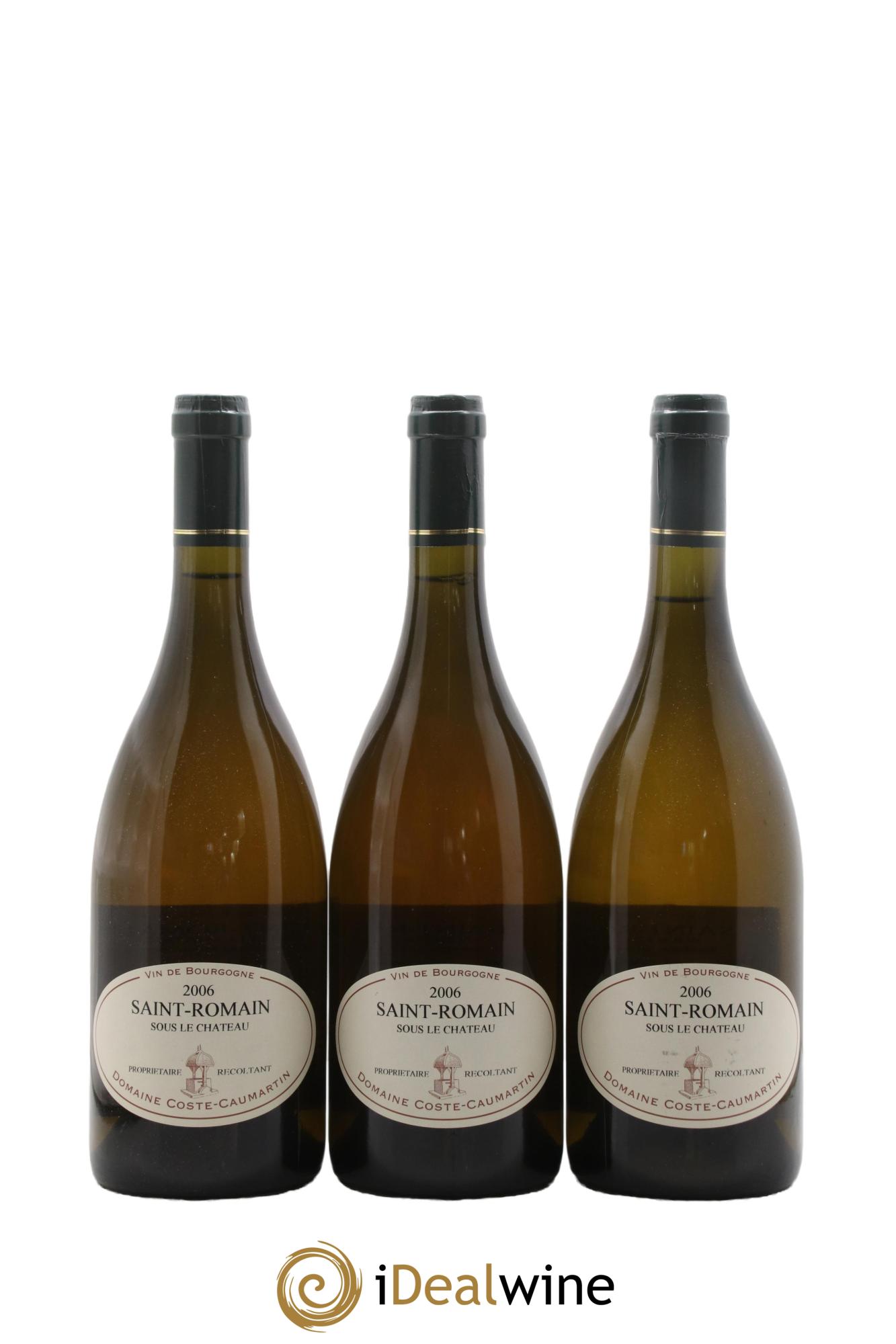 Saint-Romain Sous Le Château Coste-Caumartin 2006 - Posten von 3 Flaschen - 0