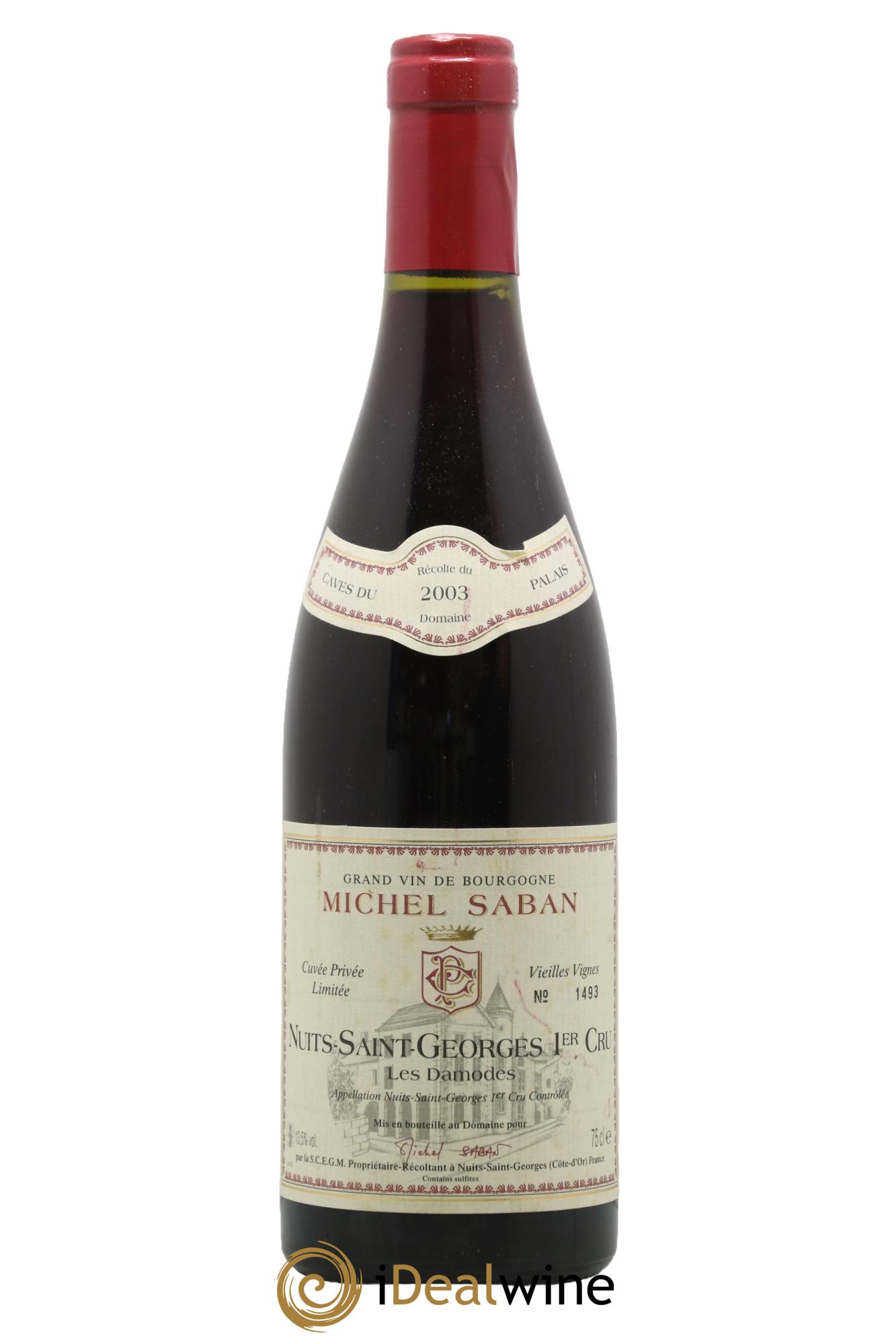 Nuits-Saint-Georges 1er Cru Les Damodes Michel Saban 2003 - Lot de 1 bouteille - 0