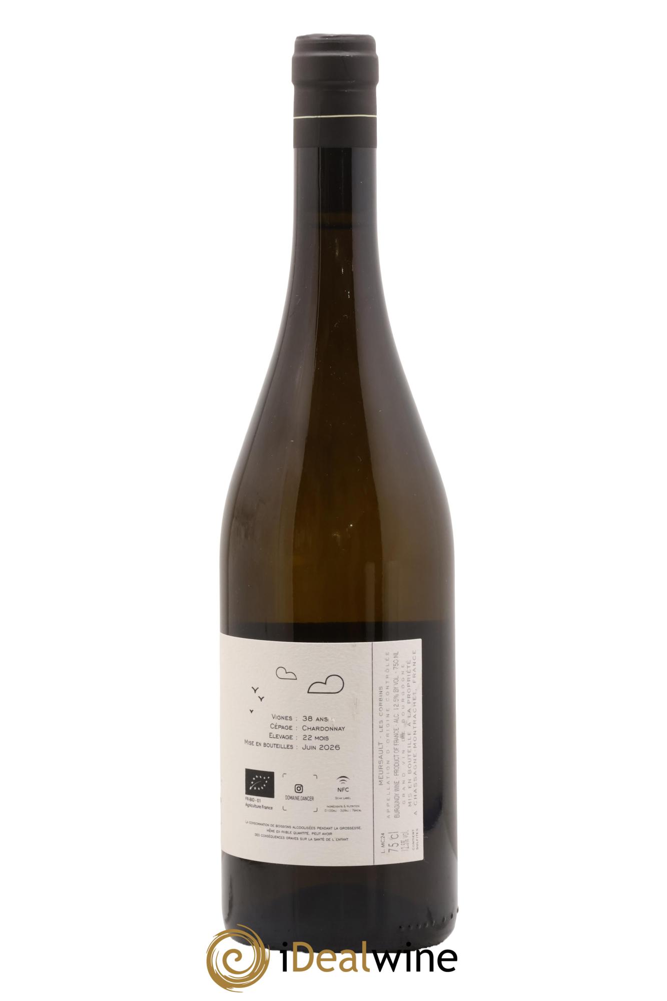 Meursault Les Corbins Vincent Dancer 2024 - Lot de 1 bouteille - 1