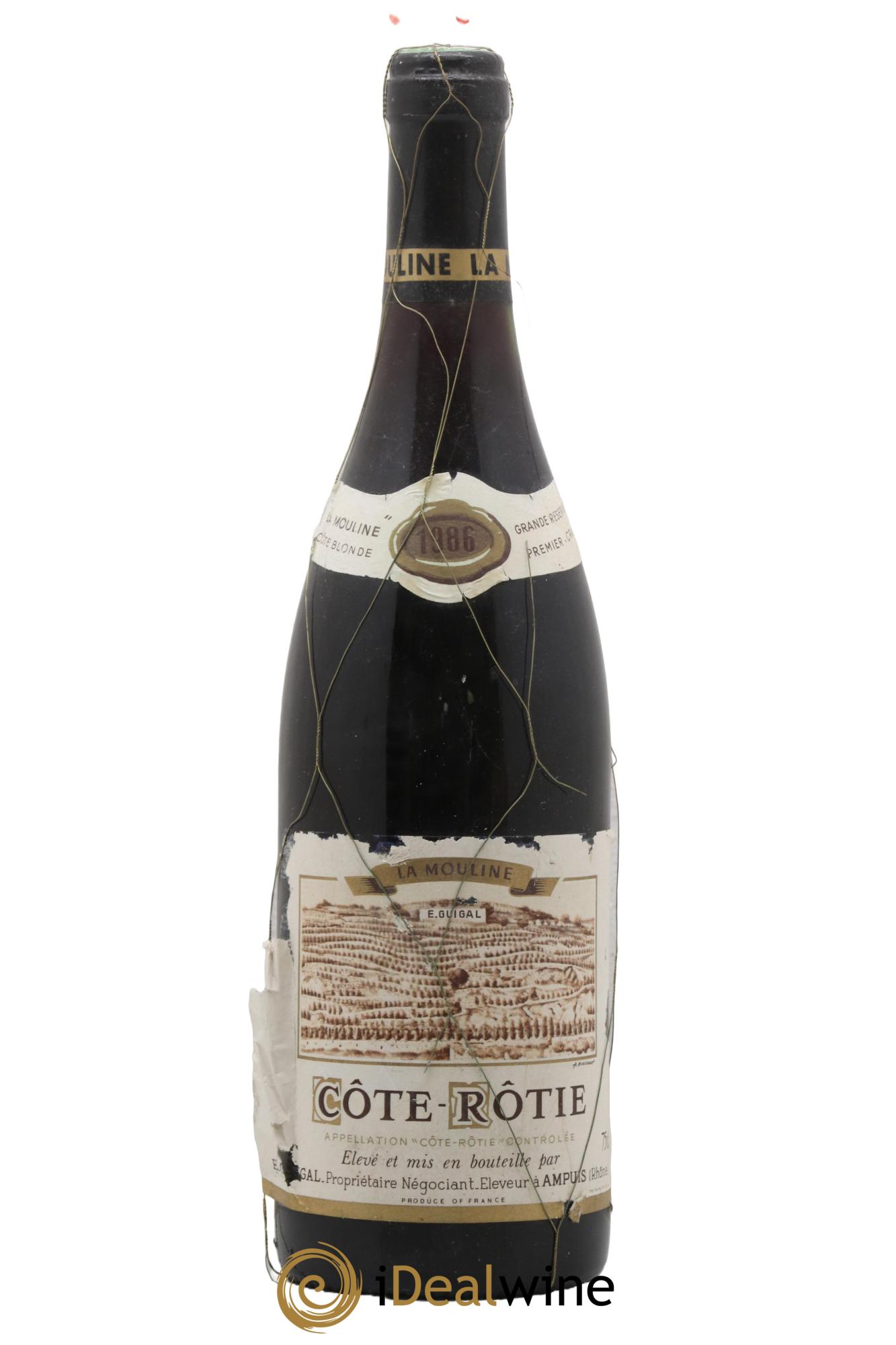 Côte-Rôtie La Mouline Guigal 1986 - Lot de 1 bouteille - 0