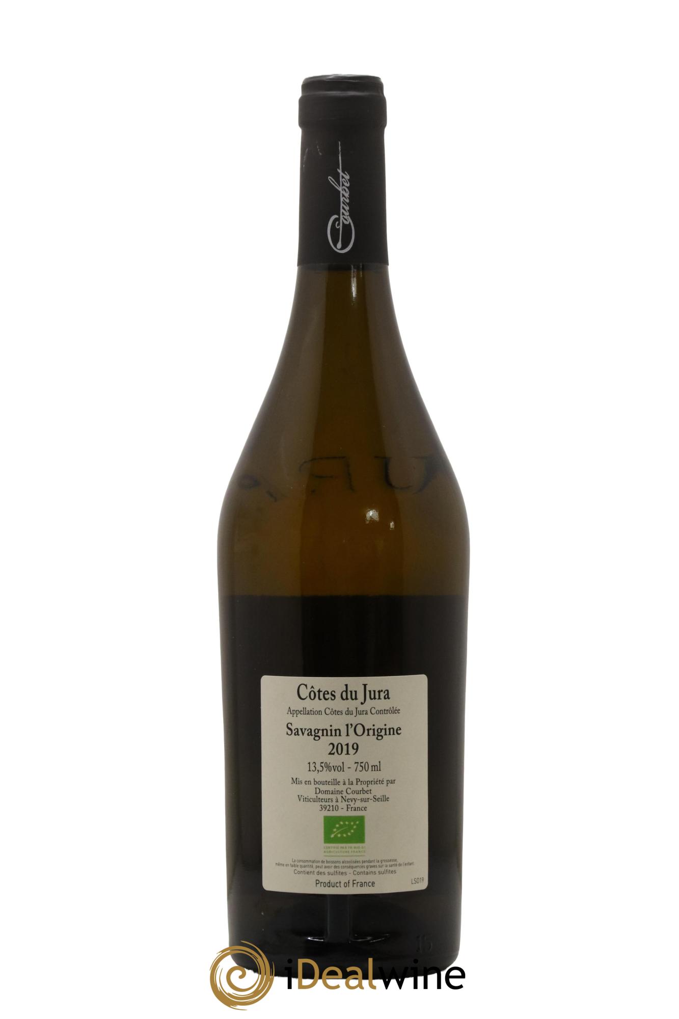 Côtes du Jura Domaine Courbet L'Origine 2019 - Lot of 1 bottle - 1