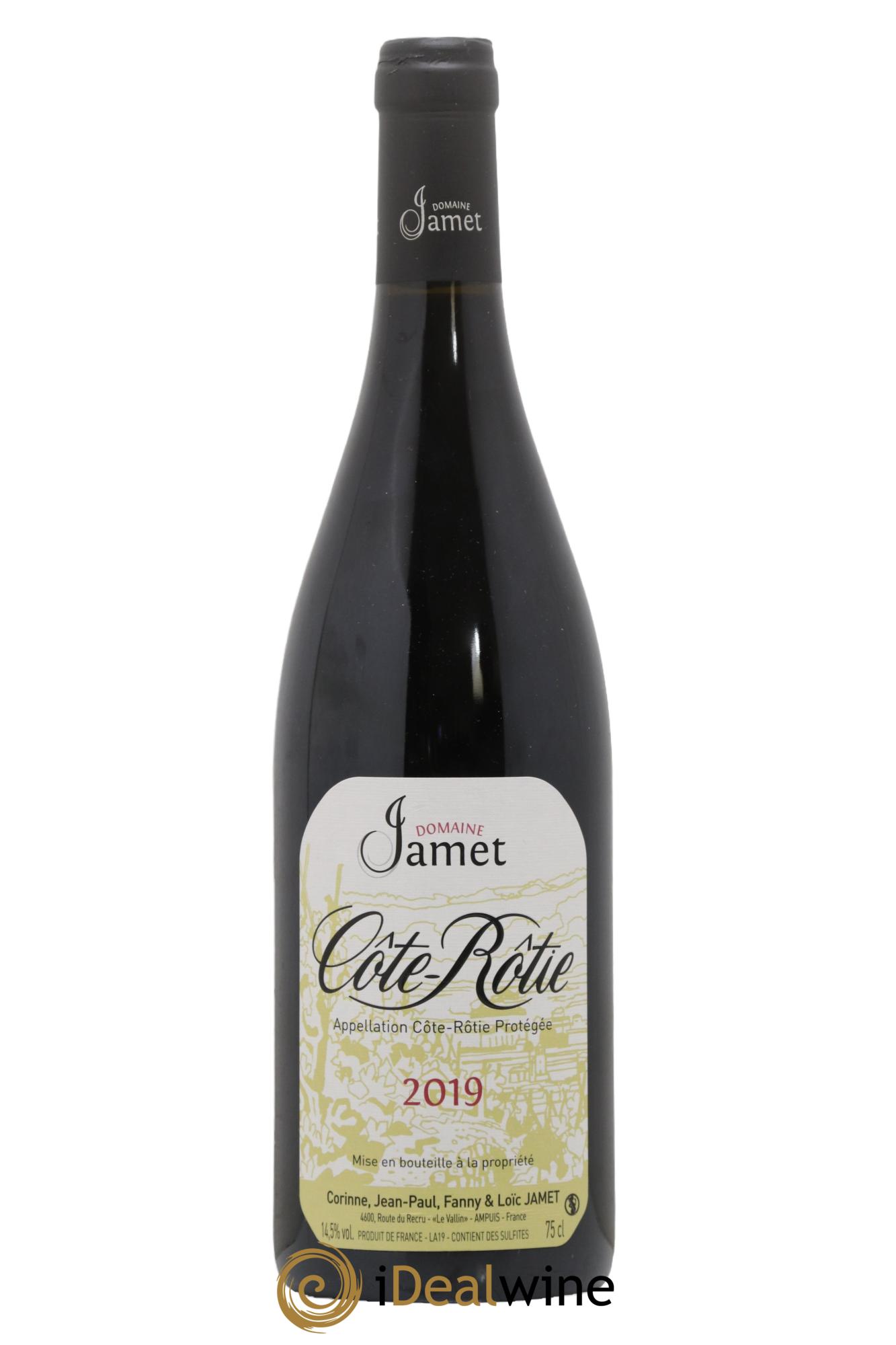 Côte-Rôtie Jamet (Domaine) 2019 - Lot de 1 bouteille - 0